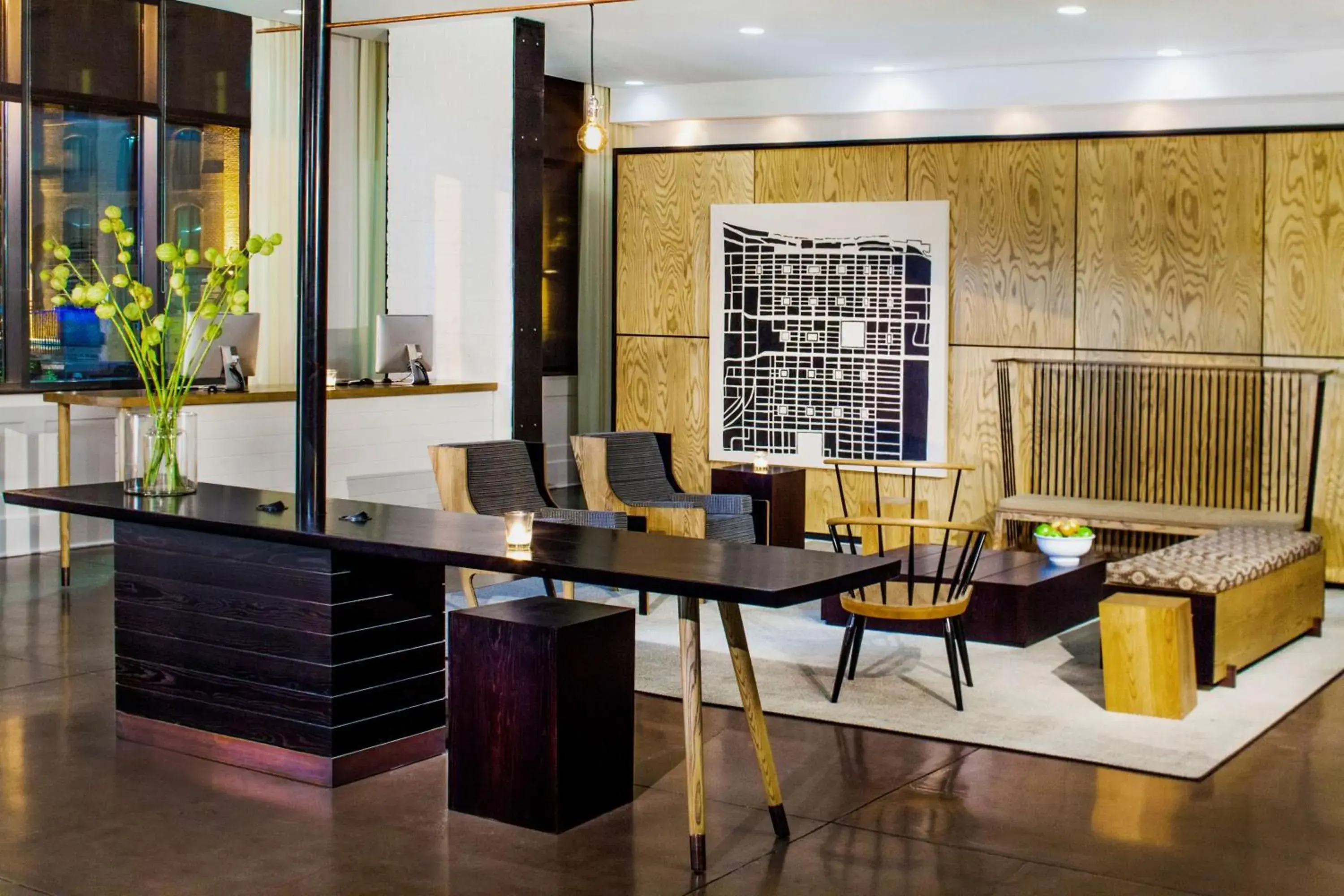 Lobby or reception in Andaz Savannah, By Hyatt Lobby or reception in Andaz Savannah, By Hyatt