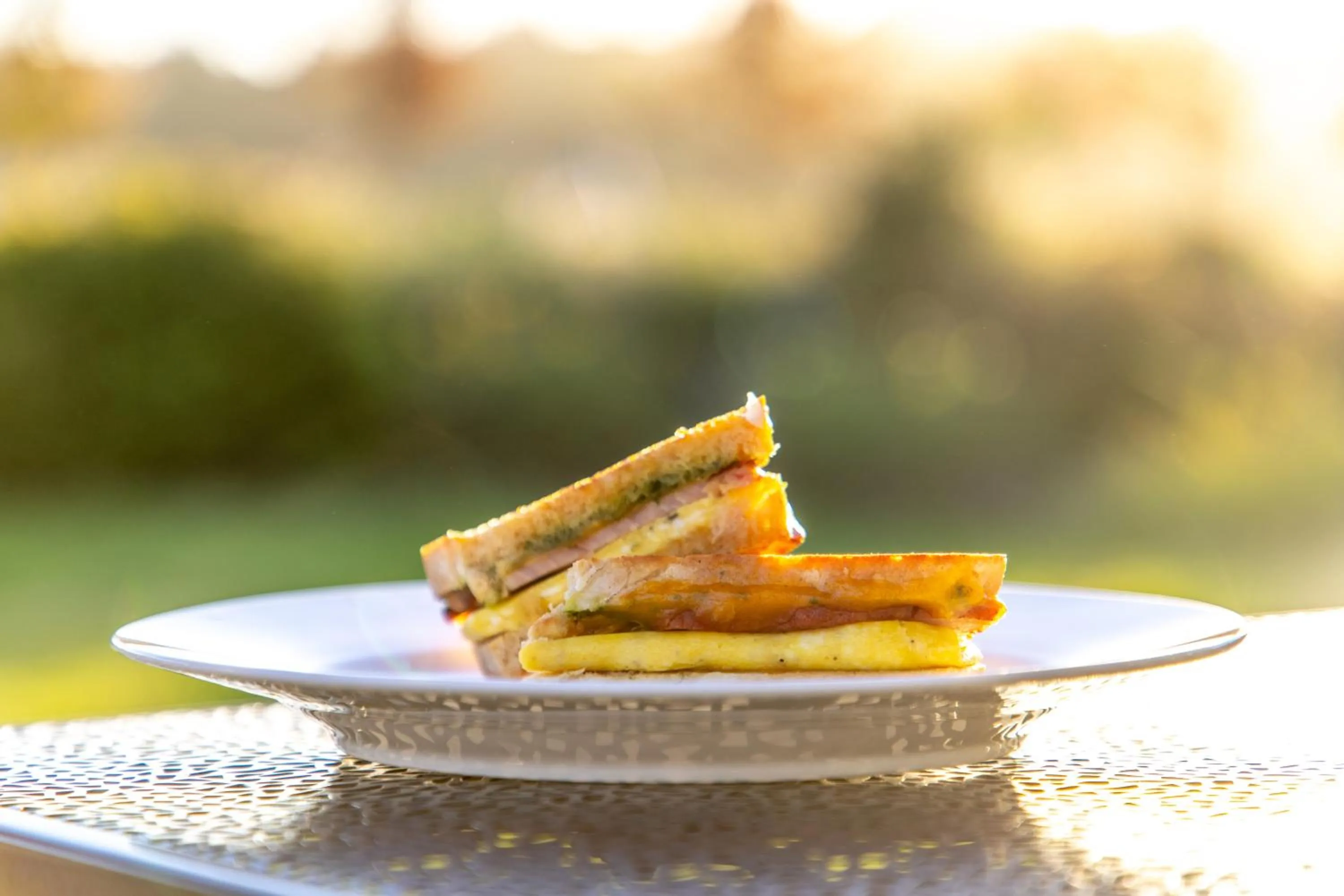 American breakfast in La Bastide Bed and Breakfast