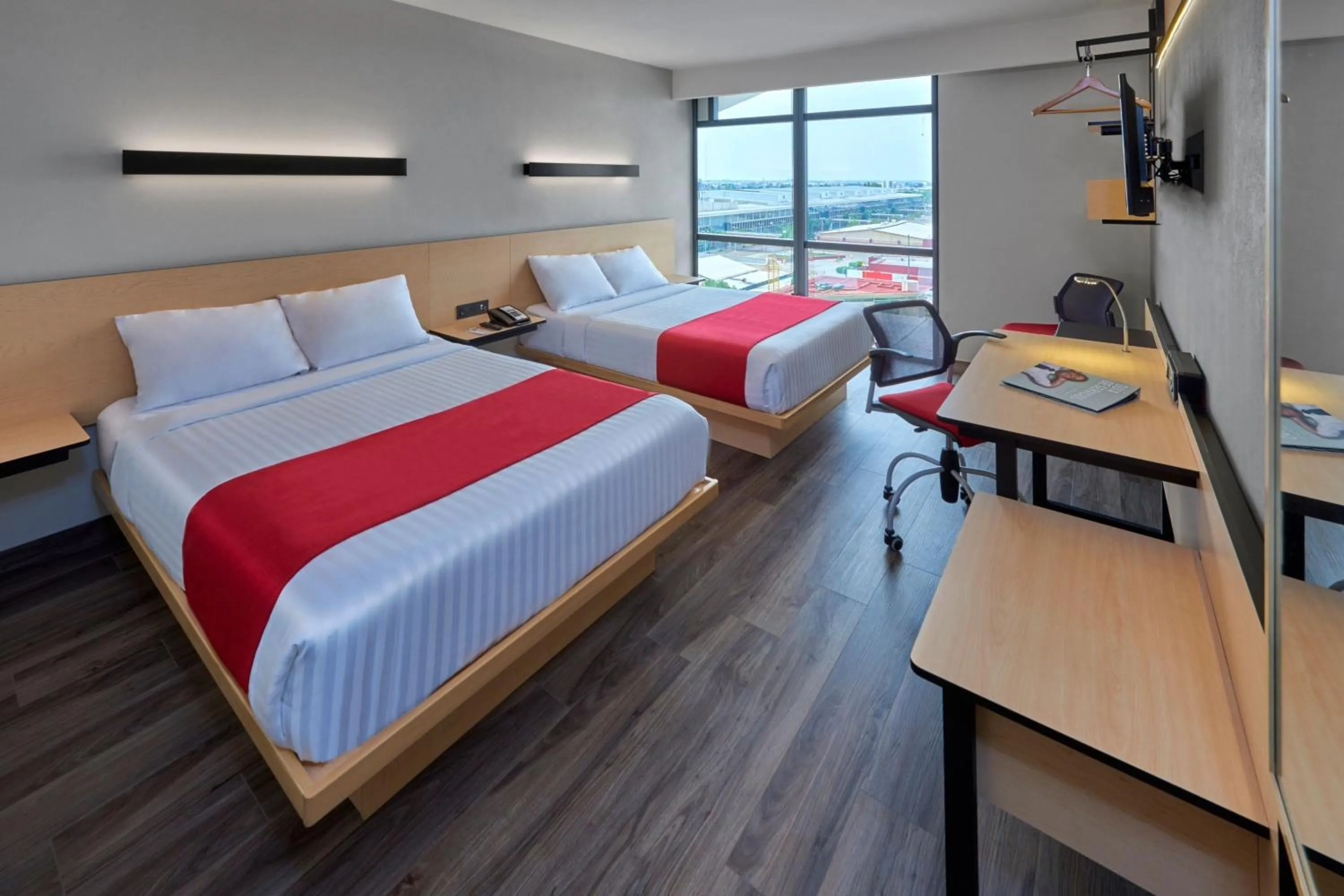 Bedroom, Bed in City Express Plus by Marriott Guadalajara Palomar