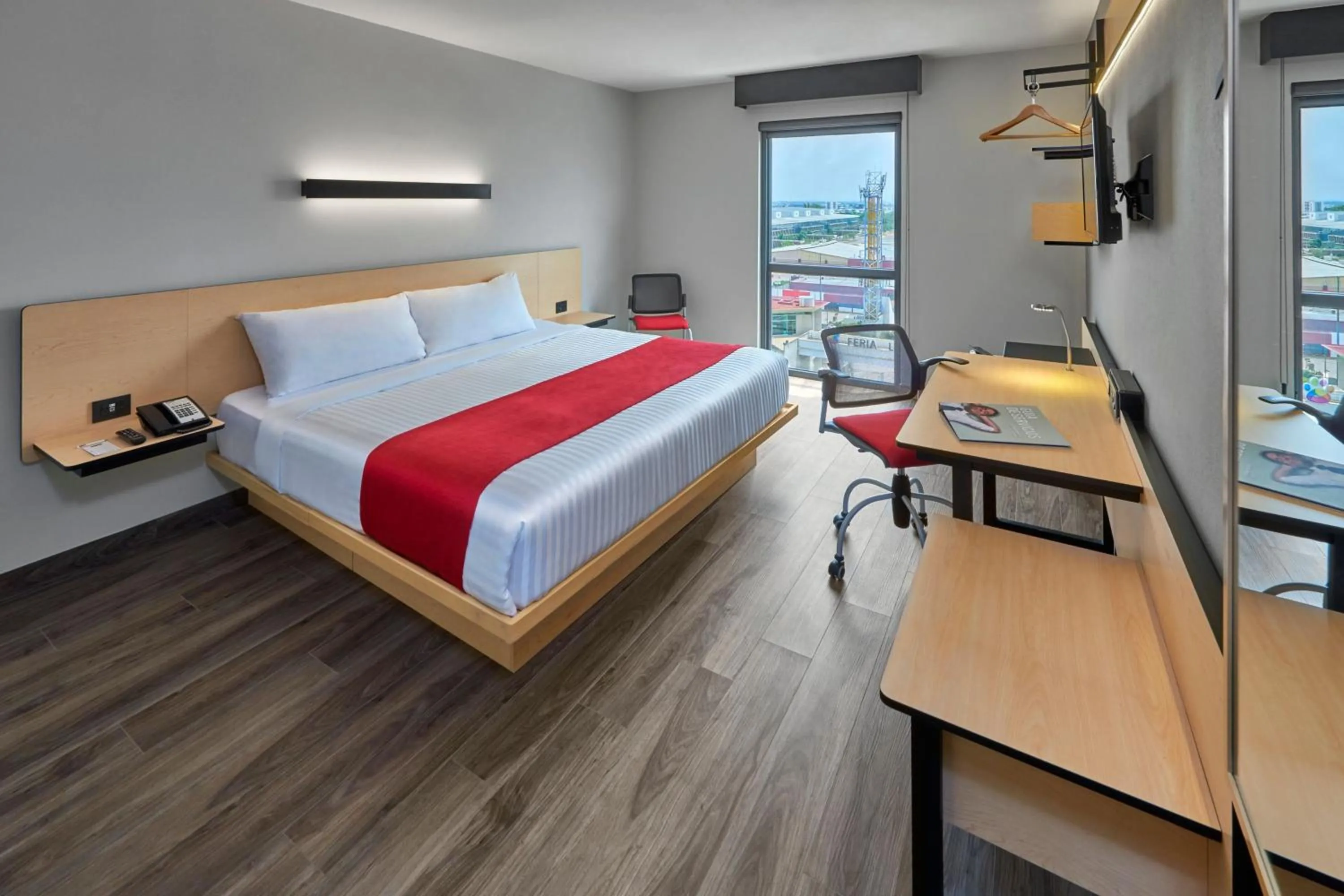Bedroom, Bed in City Express Plus by Marriott Guadalajara Palomar