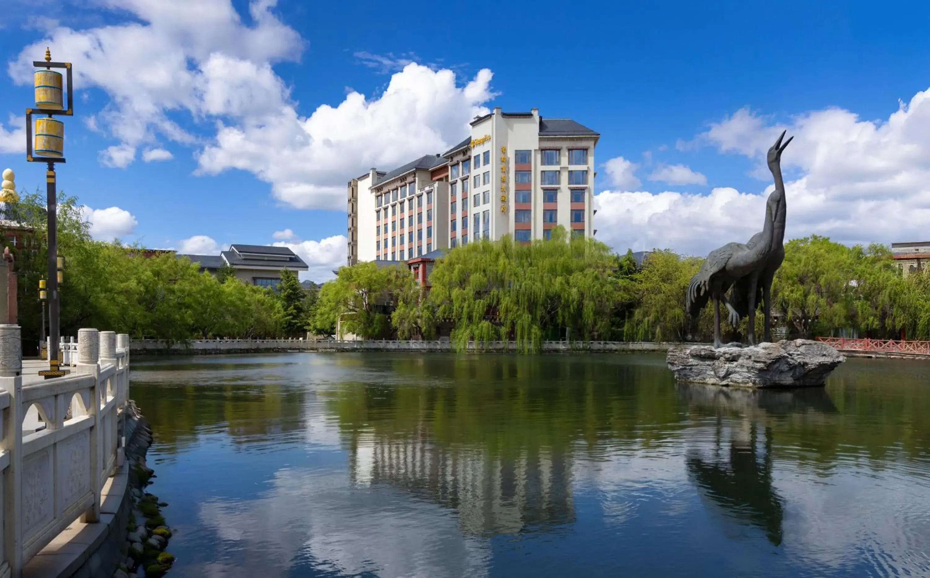 City view in Shangri-La Resort Shangri-La City view in Shangri-La Resort Shangri-La