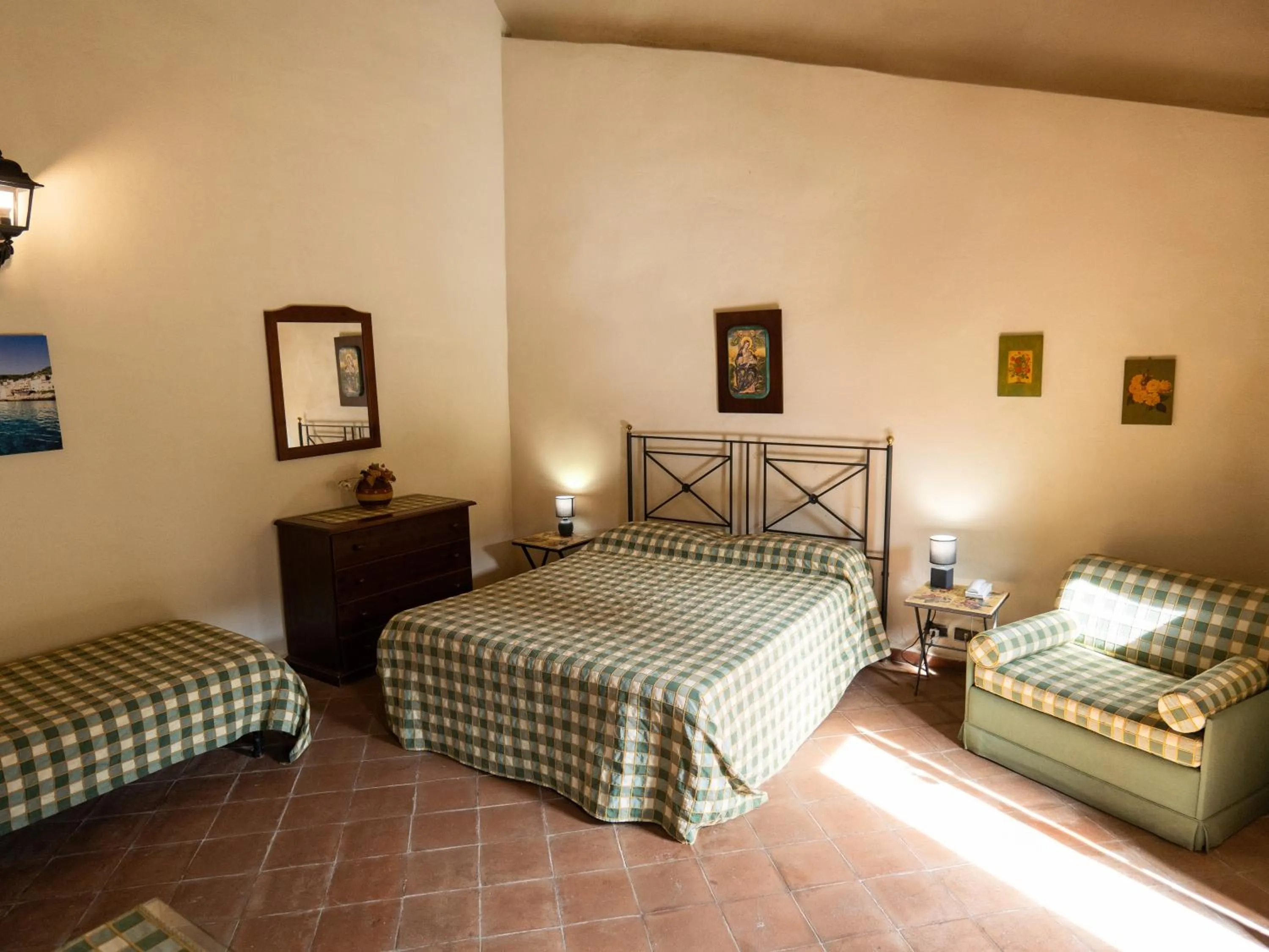 Bed in Agriturismo Baglio Fontana