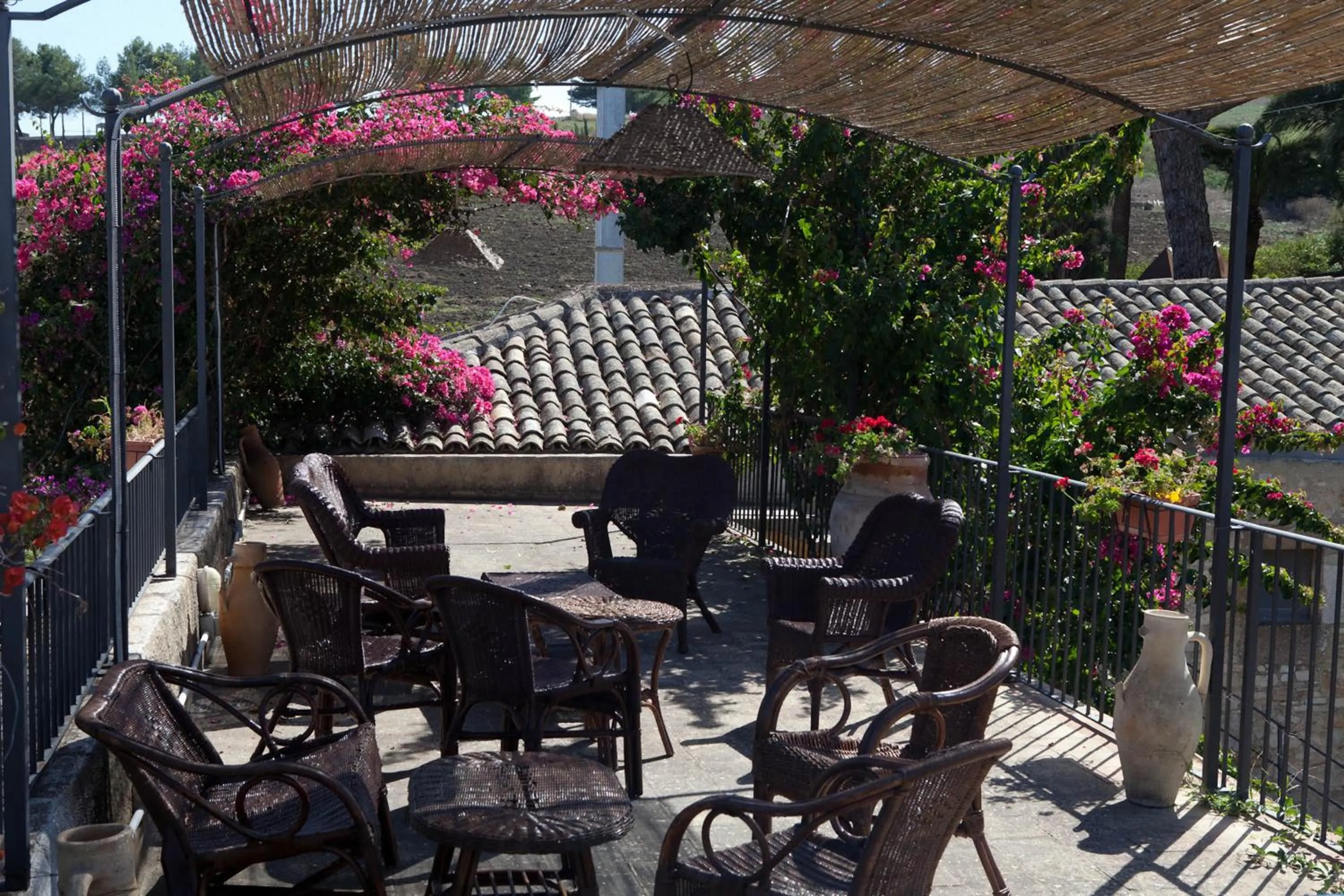 Decorative detail in Agriturismo Baglio Fontana