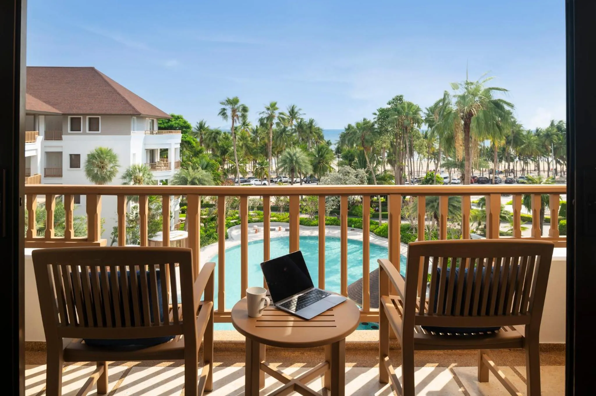 Pool view in Amari Bangsaen Formerly The Tide Resort Bangsaen