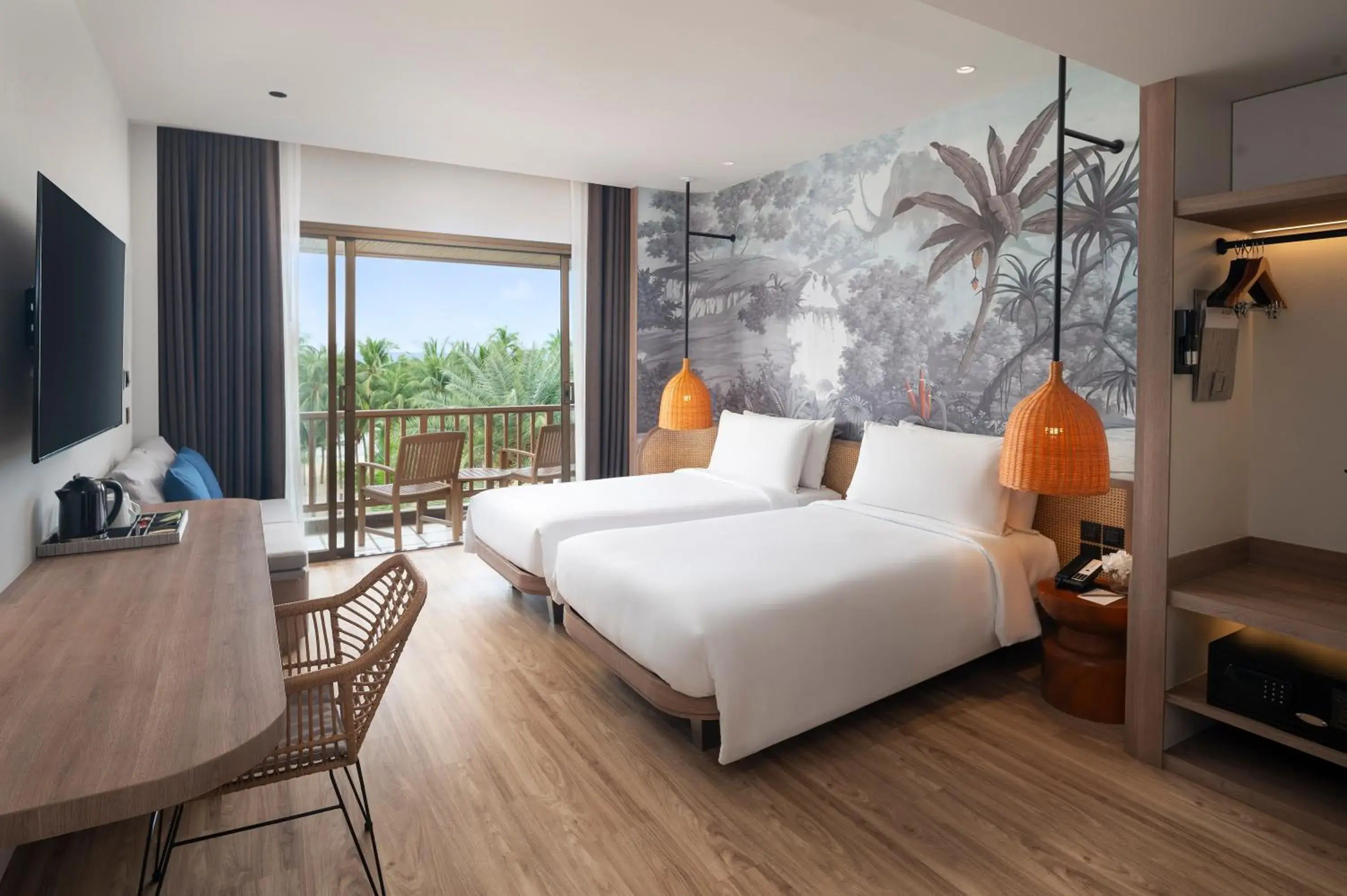 Deluxe Ocean View Twin in Amari Bangsaen Formerly The Tide Resort Bangsaen Deluxe Ocean View Twin in Amari Bangsaen Formerly The Tide Resort Bangsaen