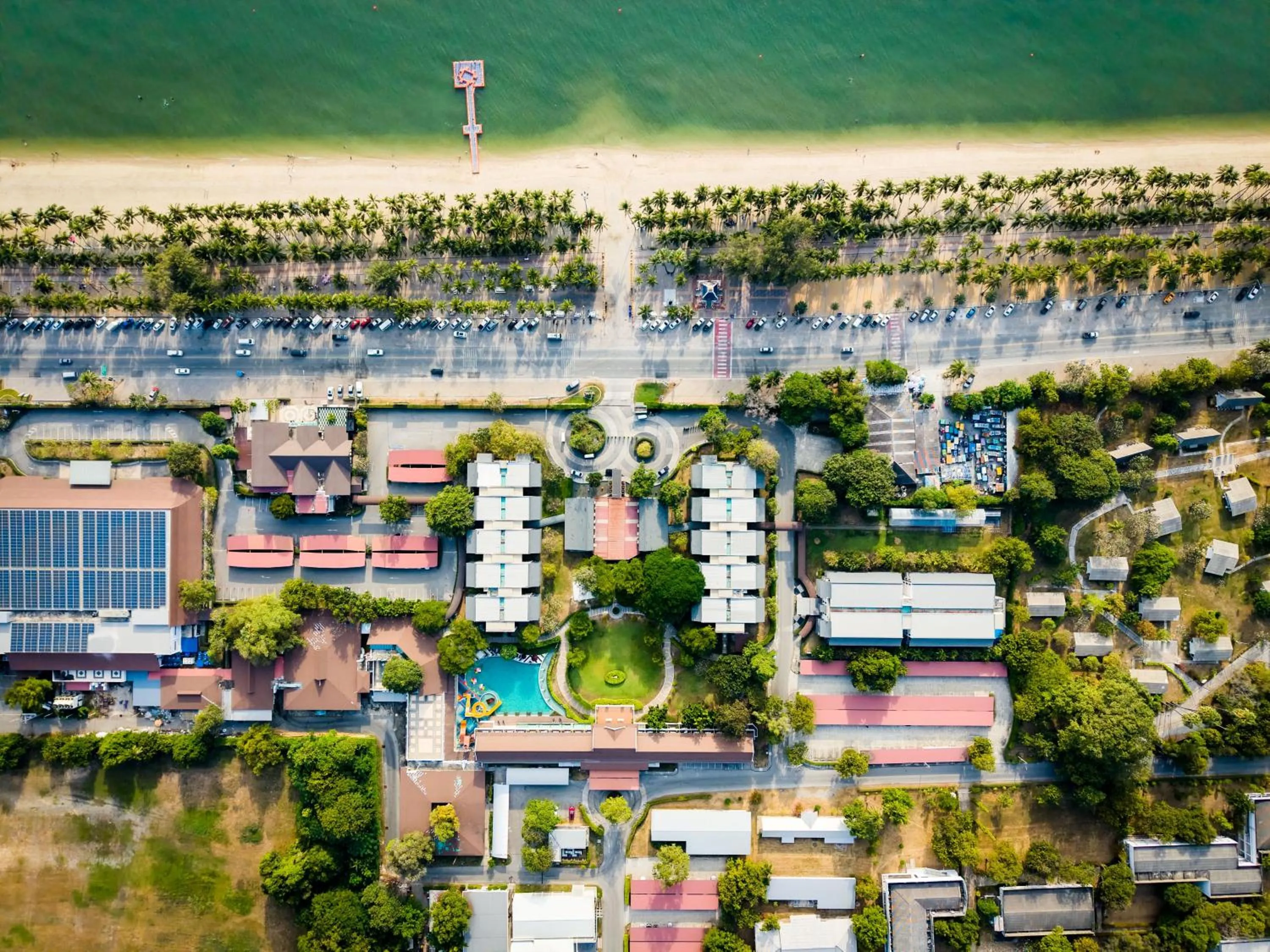 Property building in Bangsaen Heritage Hotel