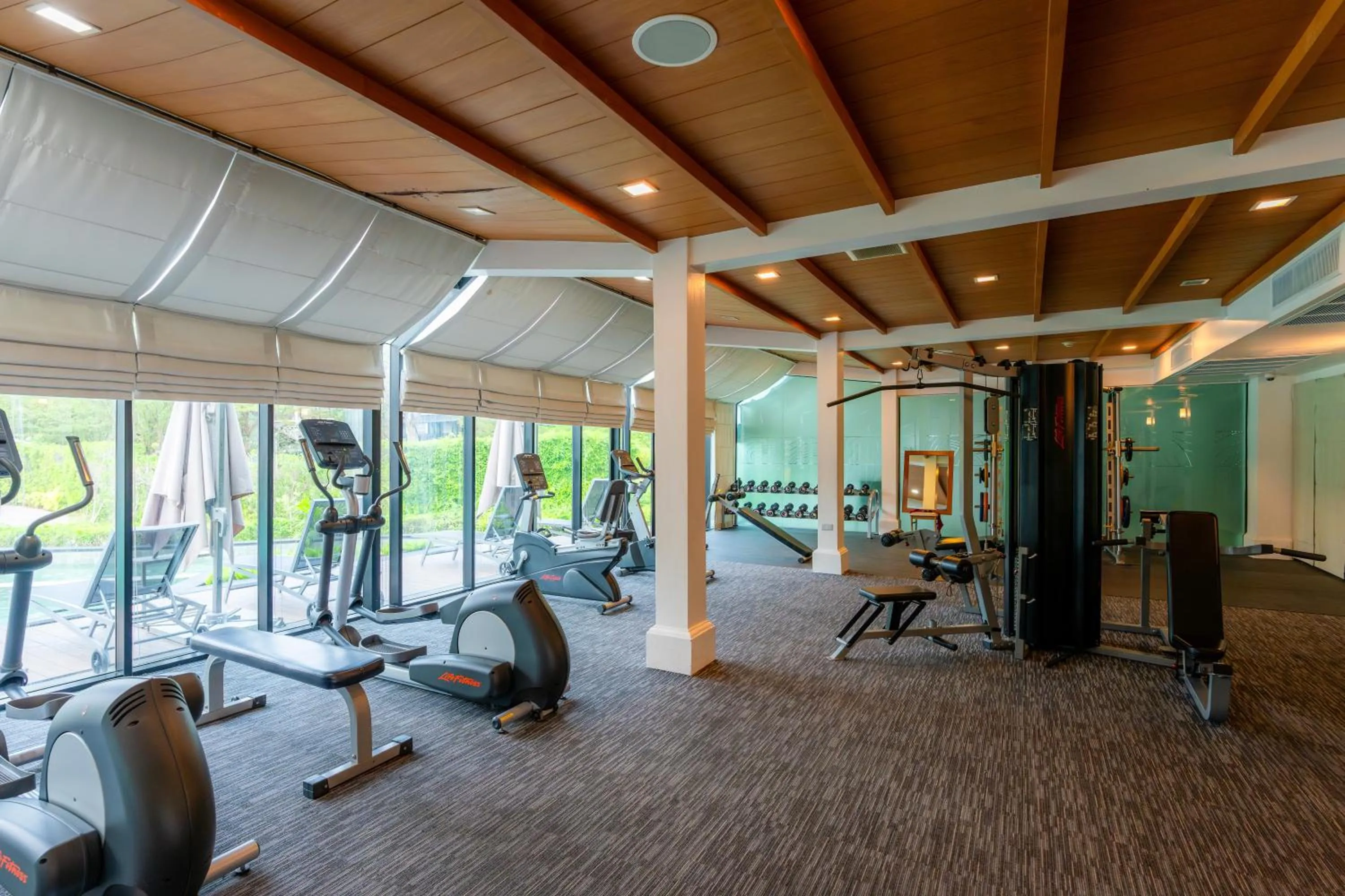 Fitness centre/facilities in Bangsaen Heritage Hotel