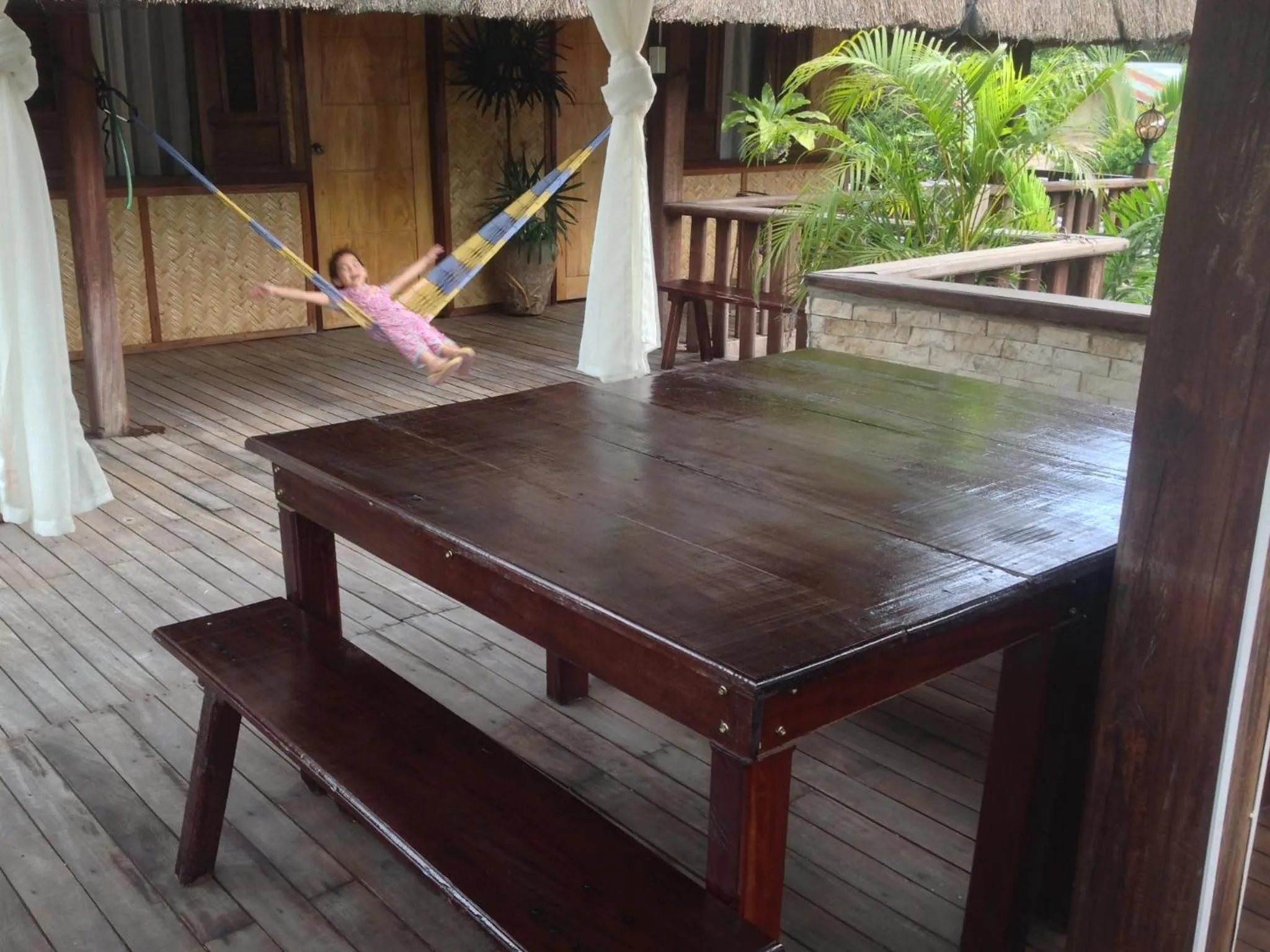Balcony/Terrace in Mount Pinatubo Base Camp at CASA HERMOGINA