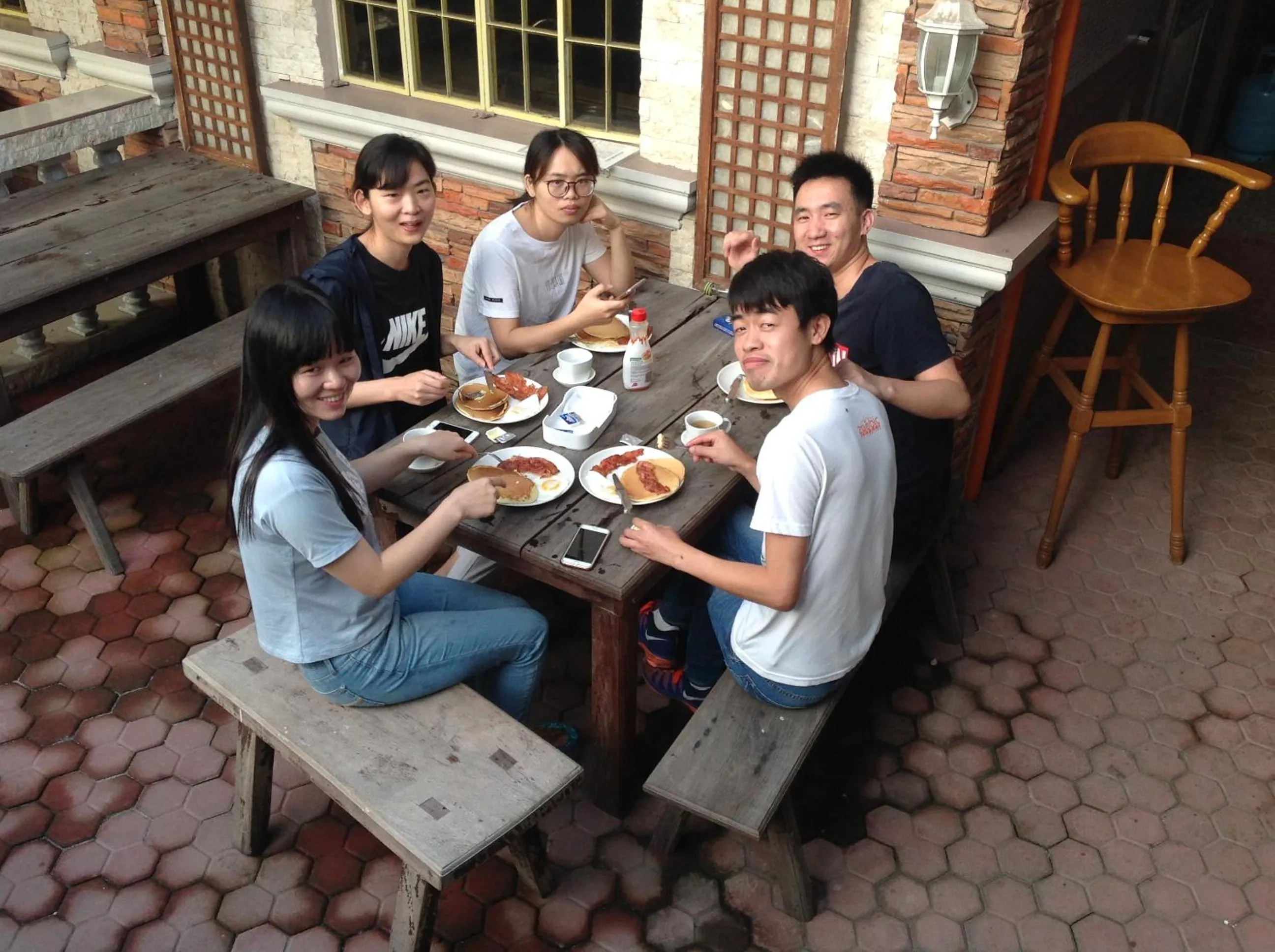 Breakfast in Mount Pinatubo Base Camp at CASA HERMOGINA