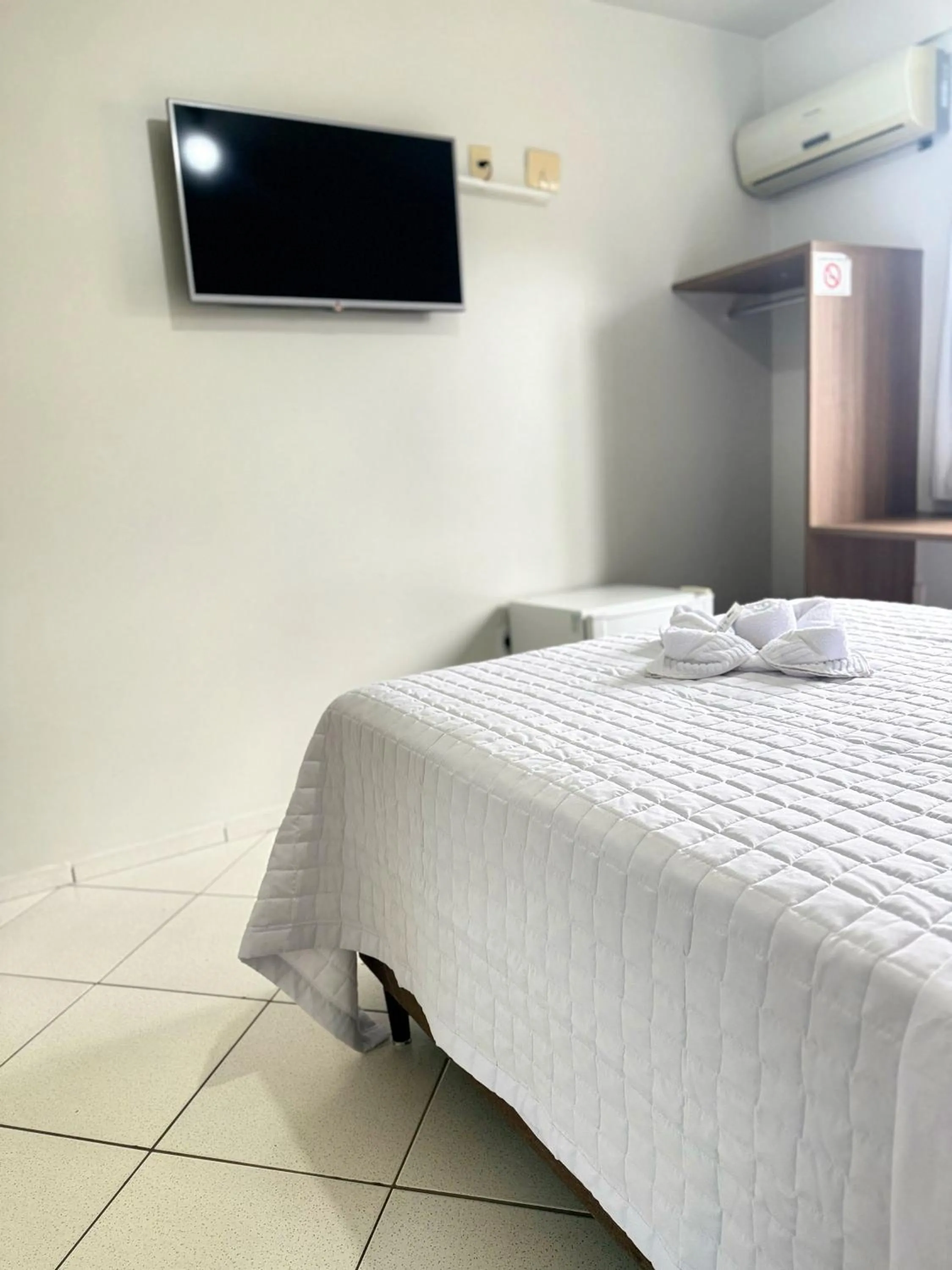 Bed in Hotel Ideal Beltrão
