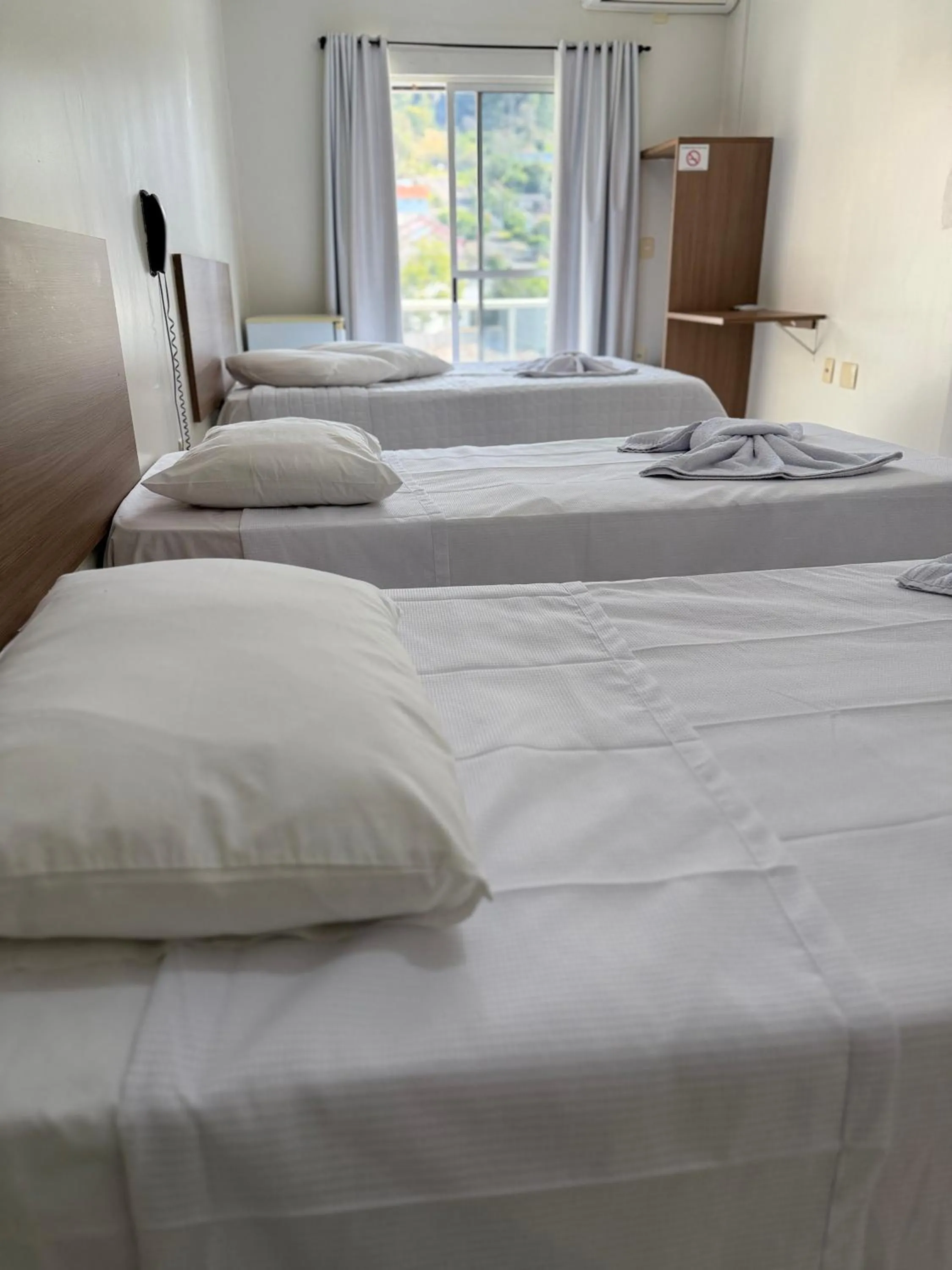 Bed in Hotel Ideal Beltrão