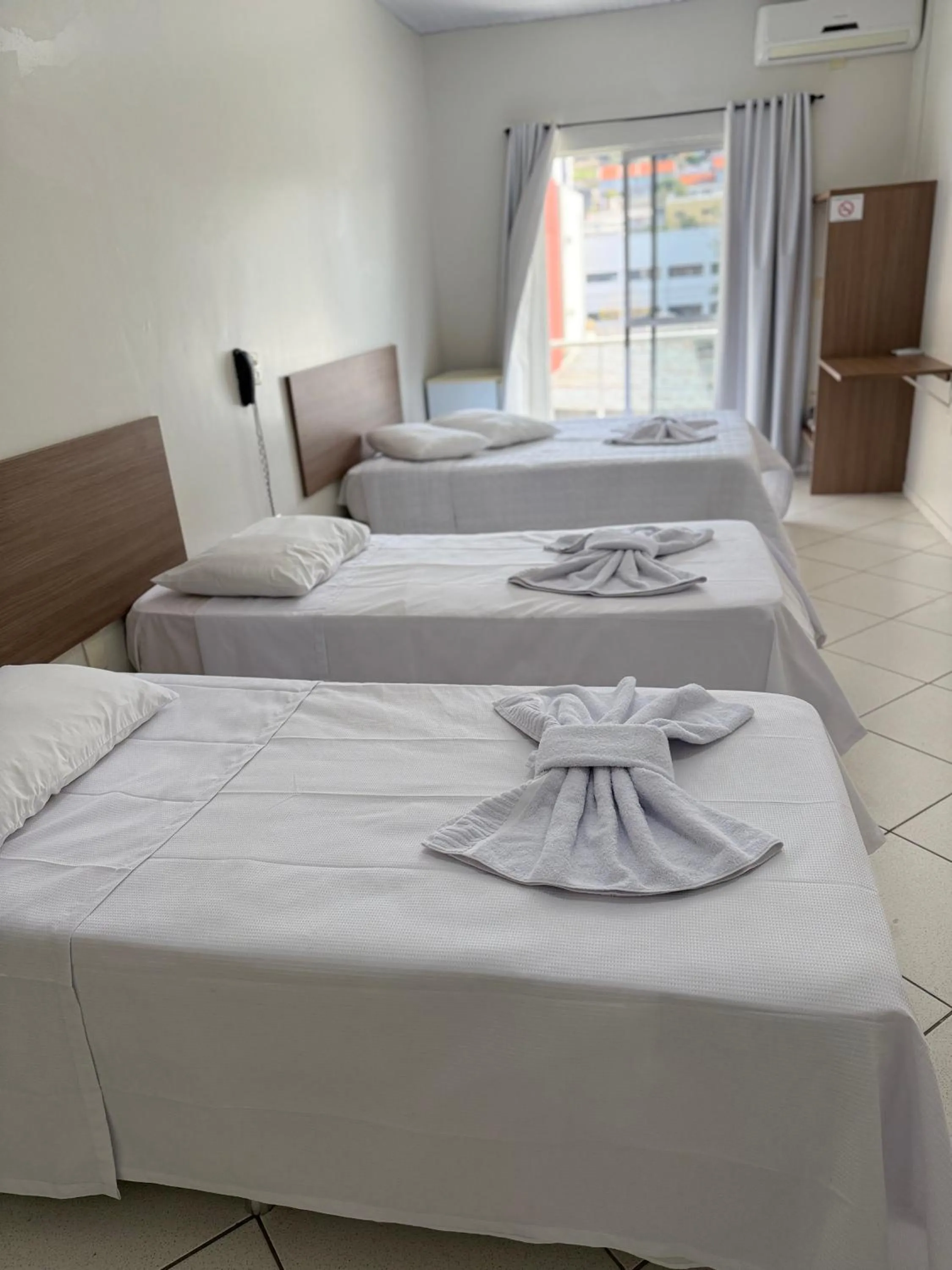 Bed in Hotel Ideal Beltrão