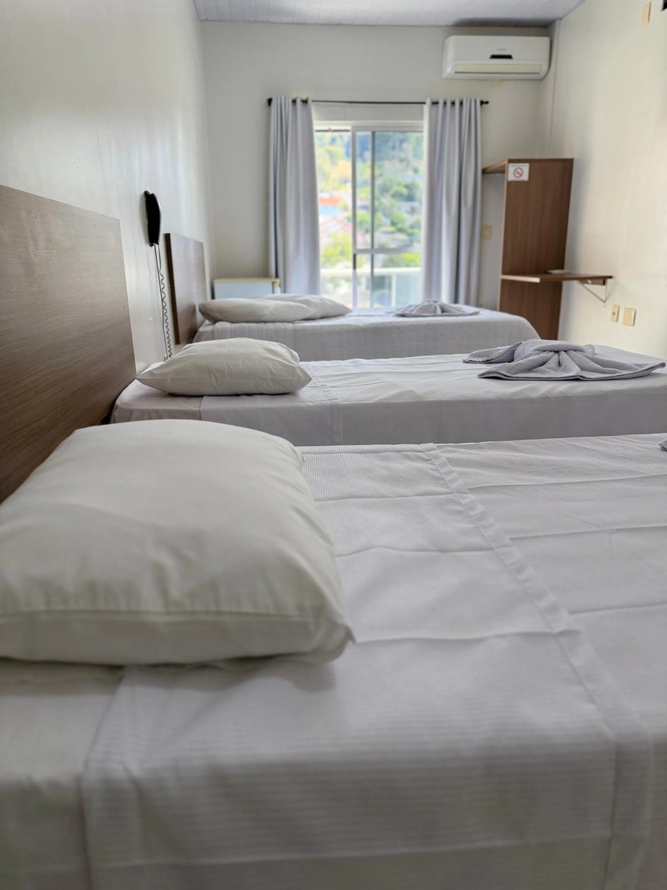 Bed in Hotel Ideal Beltrão