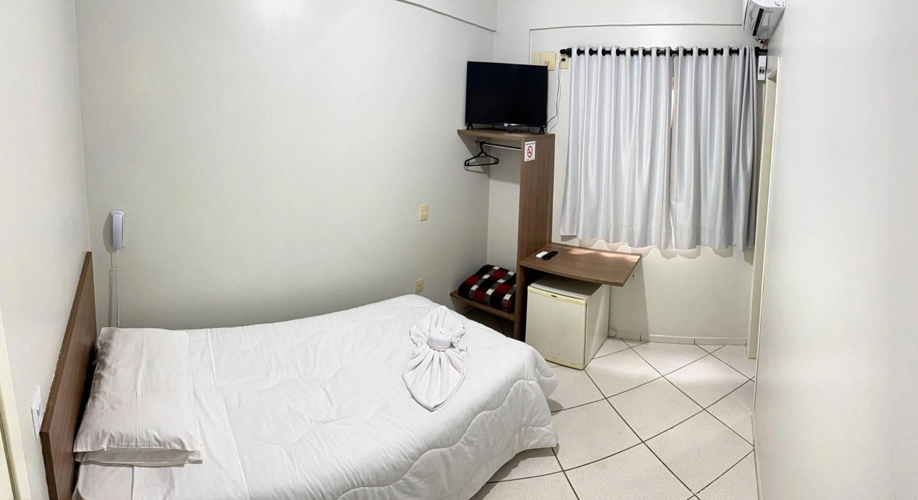 Bed in Hotel Ideal Beltrão