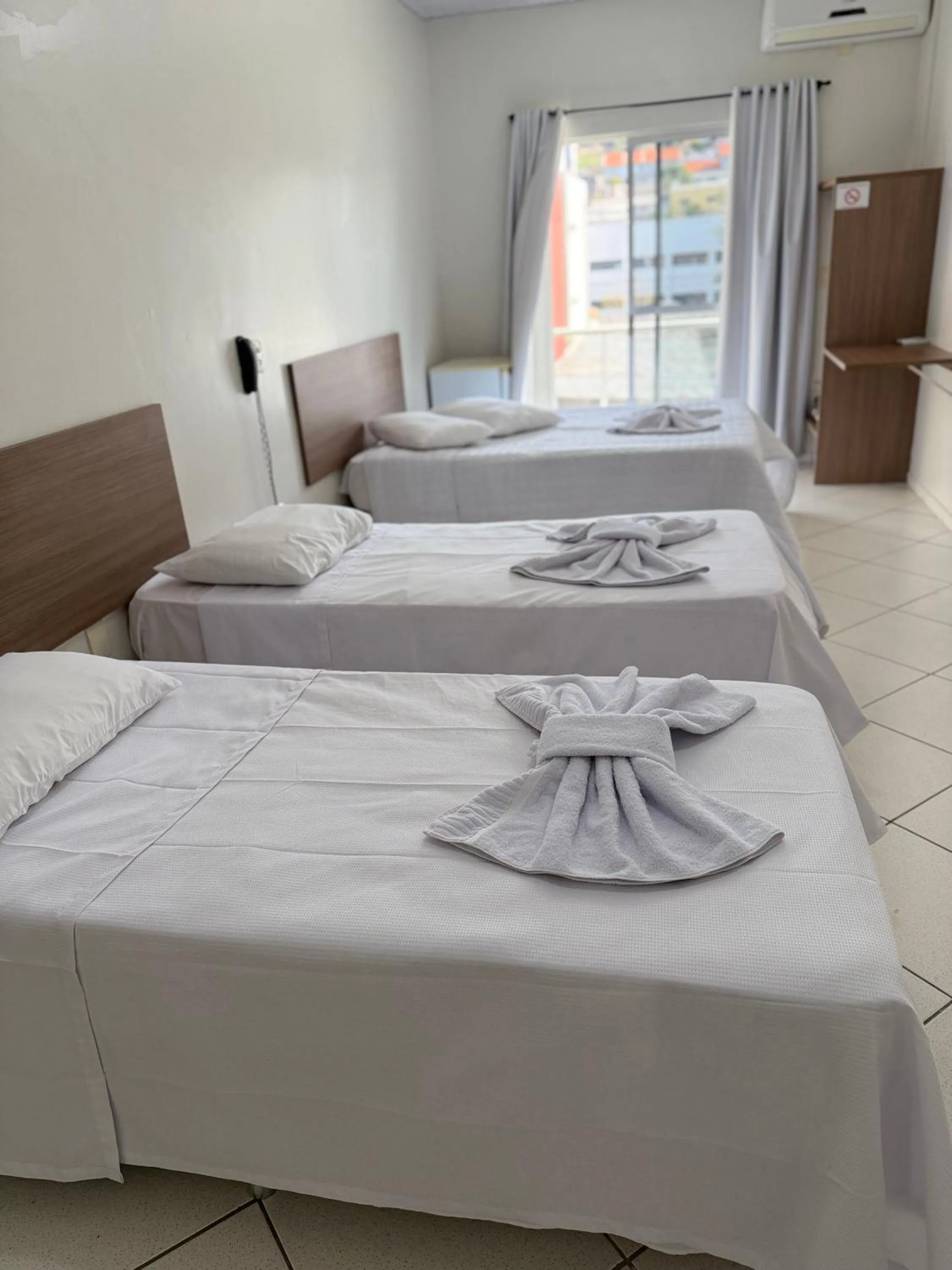 Bed in Hotel Ideal Beltrão