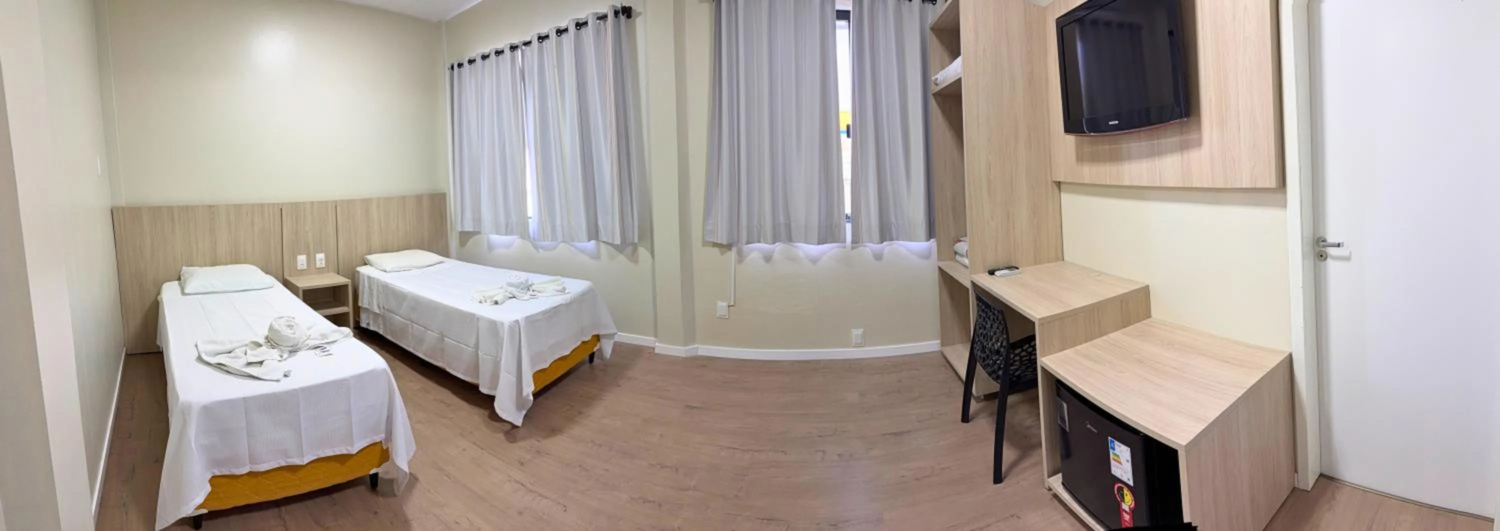 Bed in Hotel Ideal Beltrão