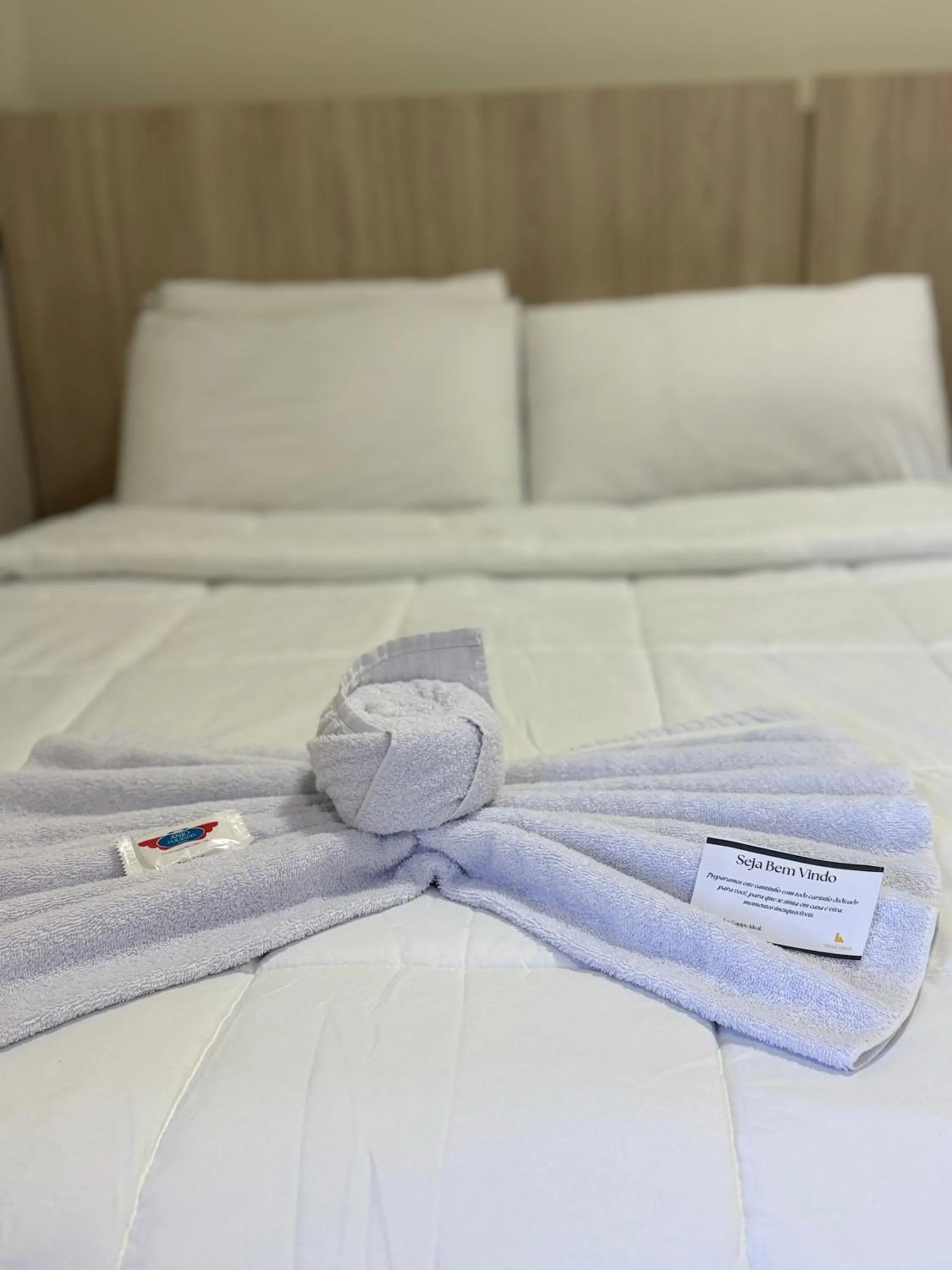 Bed in Hotel Ideal Beltrão