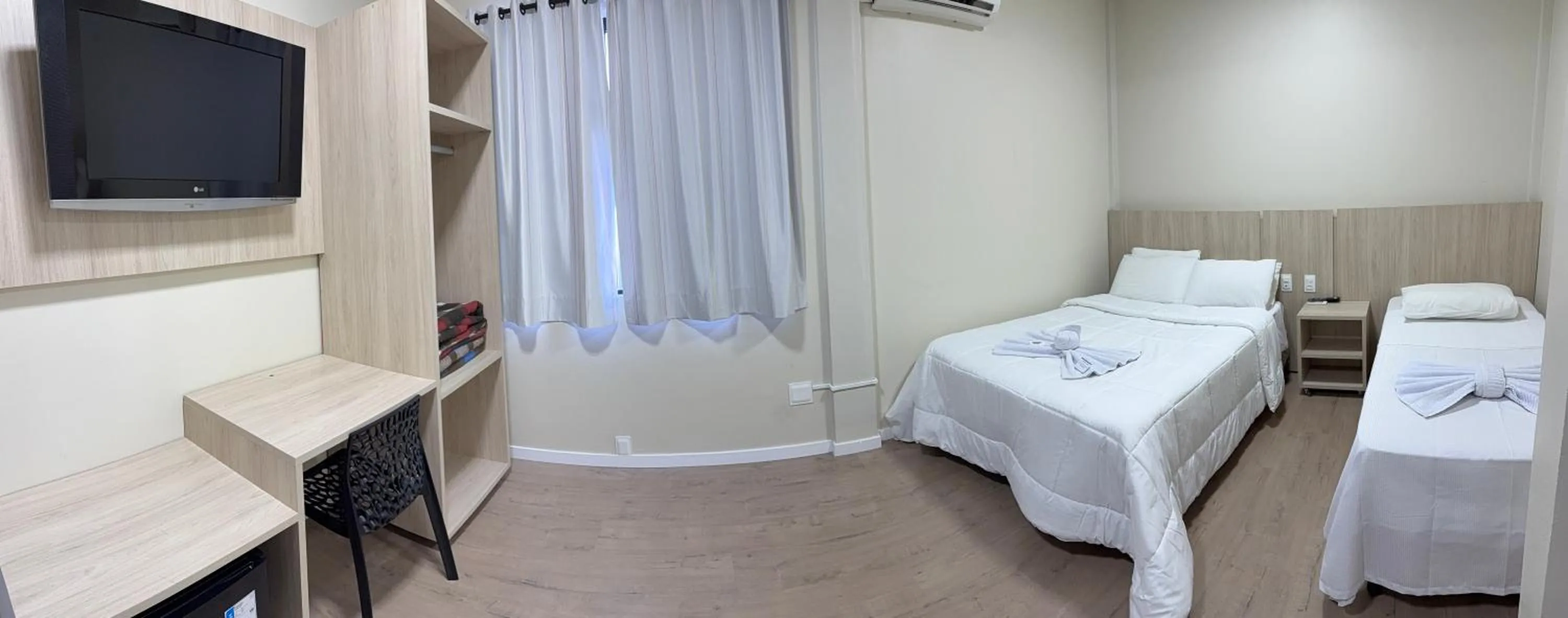 Bed in Hotel Ideal Beltrão