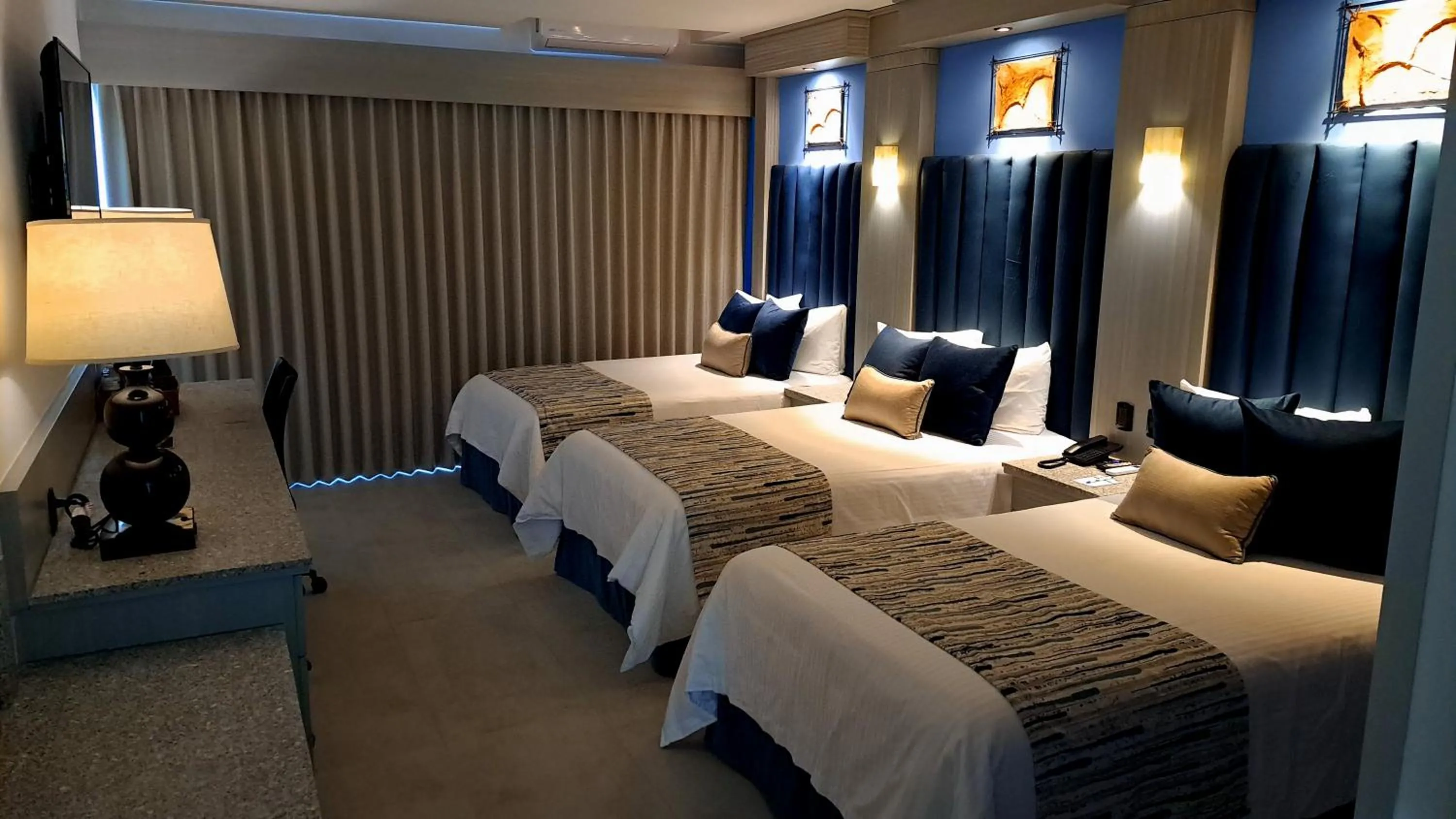 Bed in Hotel HBlue Malecón