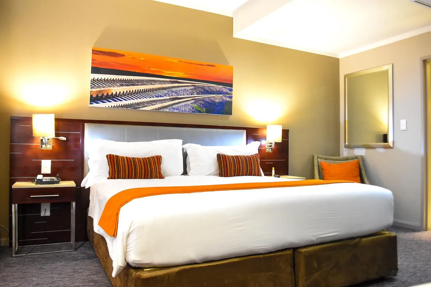 Bed in Cresta Mahalapye Hotel