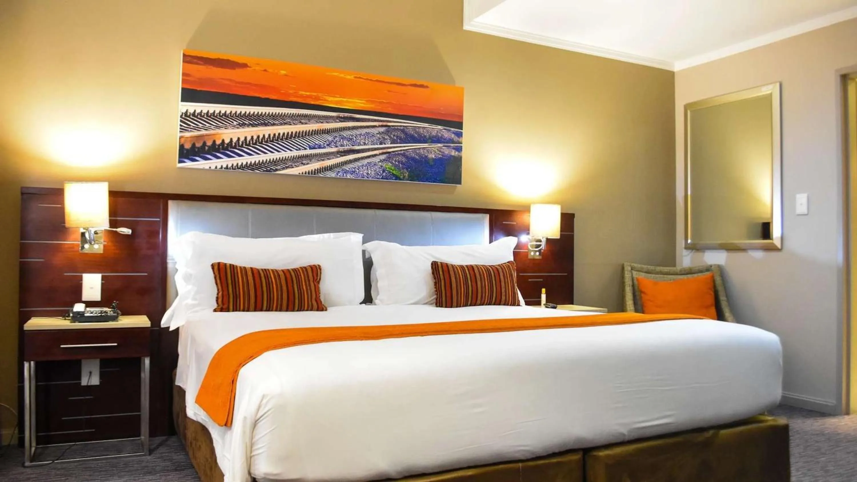 Bed in Cresta Mahalapye Hotel