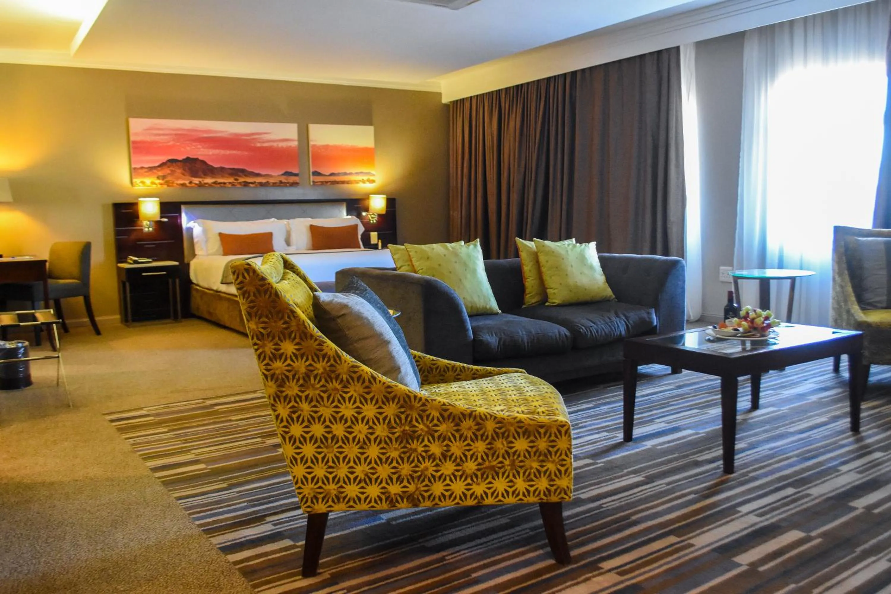 Seating area in Cresta Mahalapye Hotel