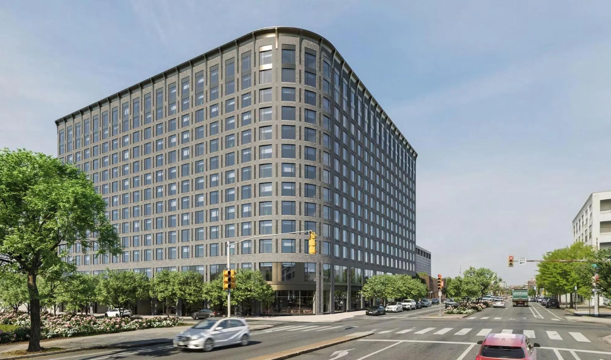 Property building in Luxury Apartments by Hyatus at Central Philly