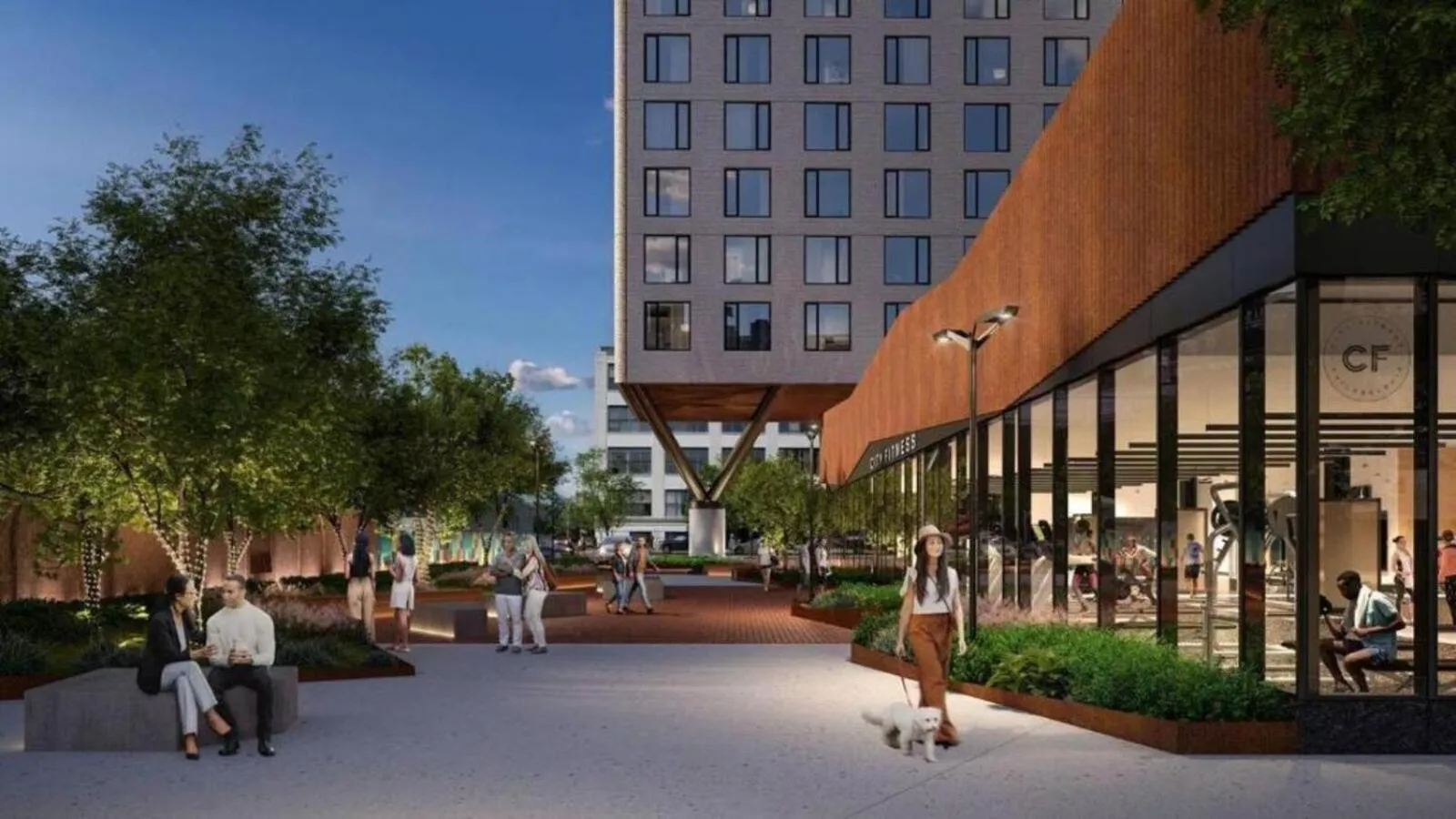 Property building in Luxury Apartments by Hyatus at Central Philly