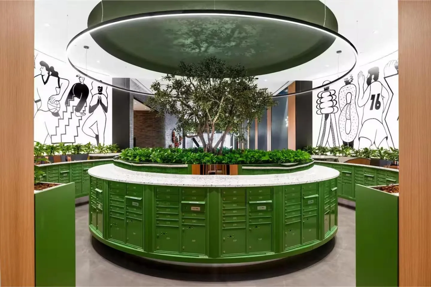Lobby or reception in Luxury Apartments by Hyatus at Central Philly