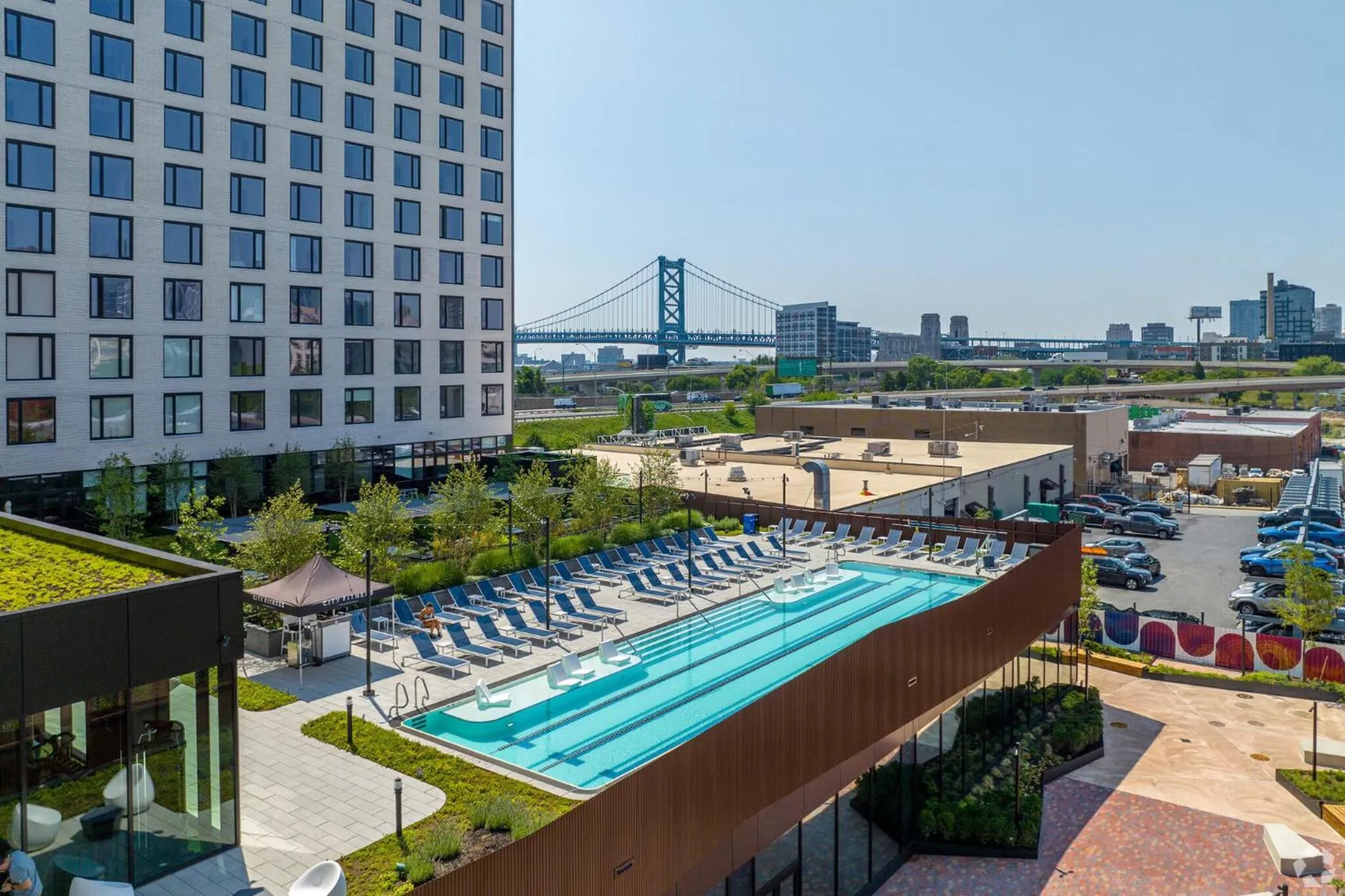 Property building in Luxury Apartments by Hyatus at Central Philly