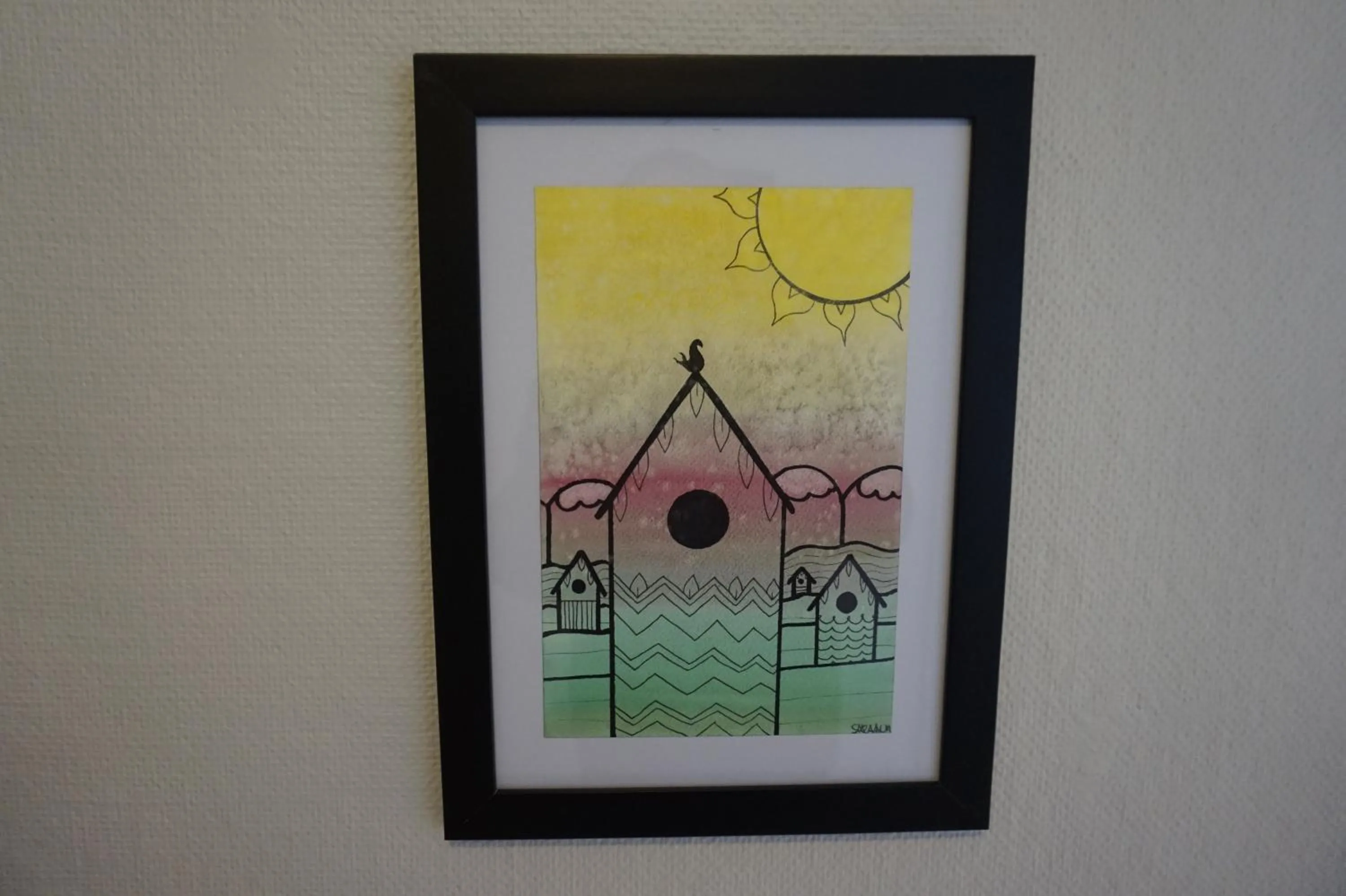 Decorative detail in Kristinebergs Bed & Breakfast