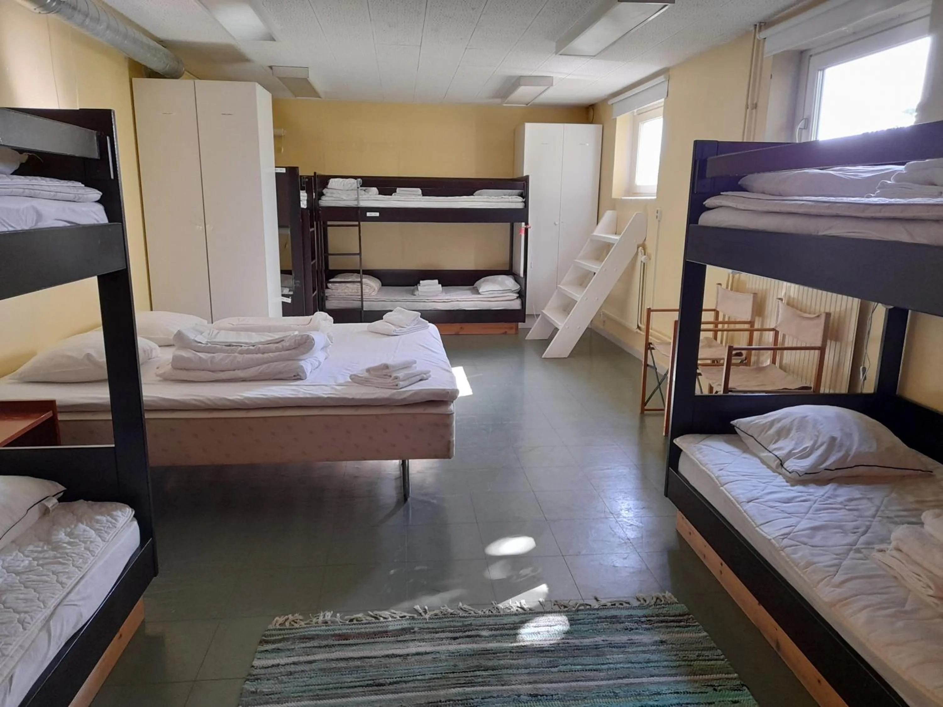 Bed in Kristinebergs Bed & Breakfast