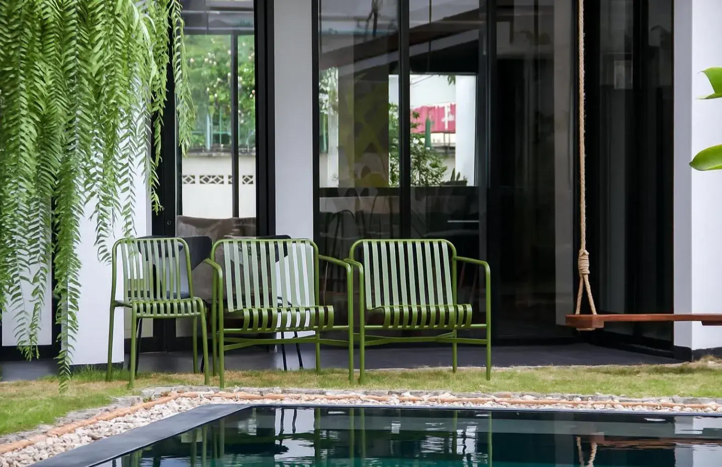 Swimming pool in iThaphae Hotel Swimming pool in iThaphae Hotel