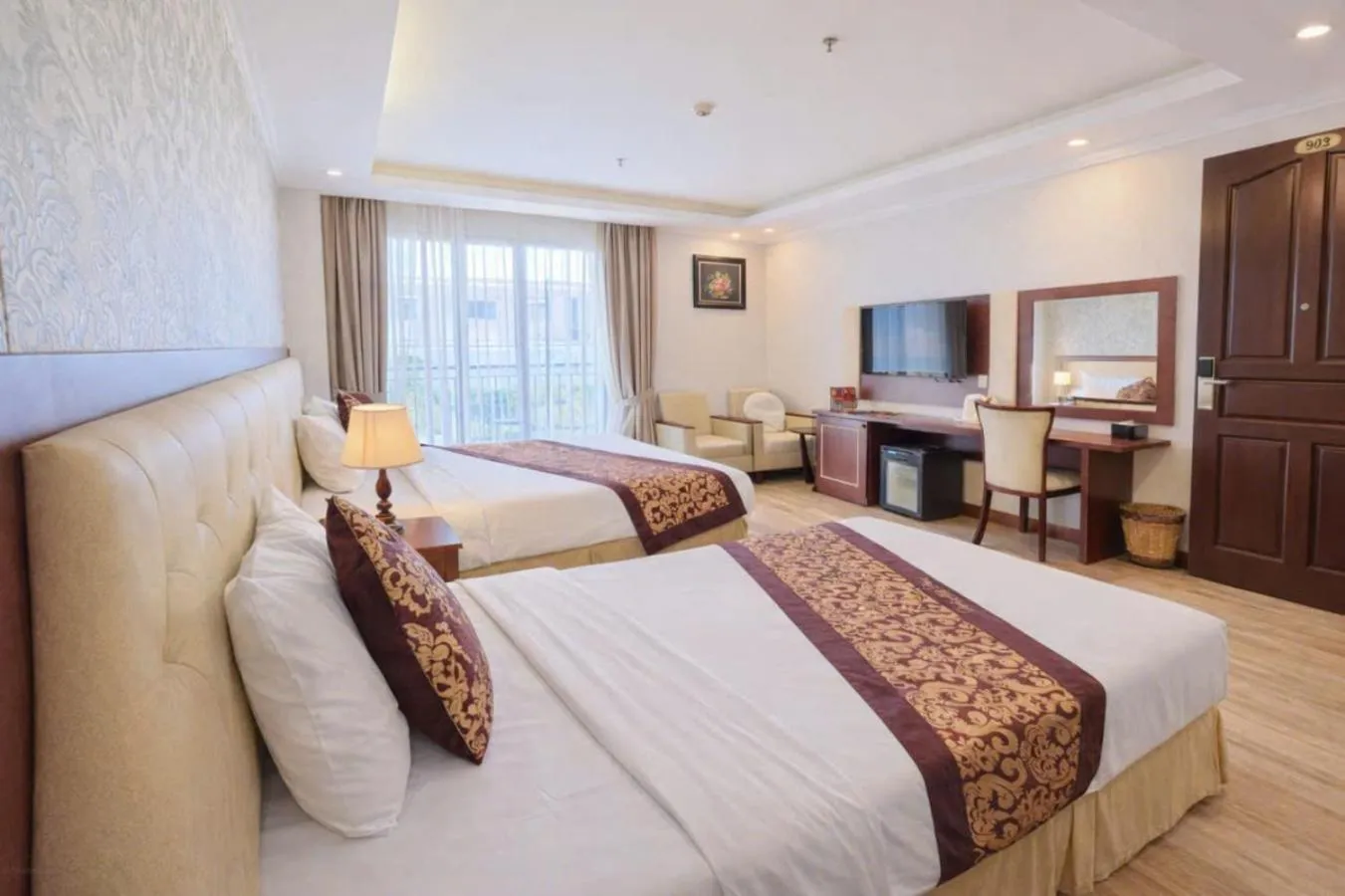 Bedroom, Bed in Paris Luxury Hotel & Apartment Nha Trang