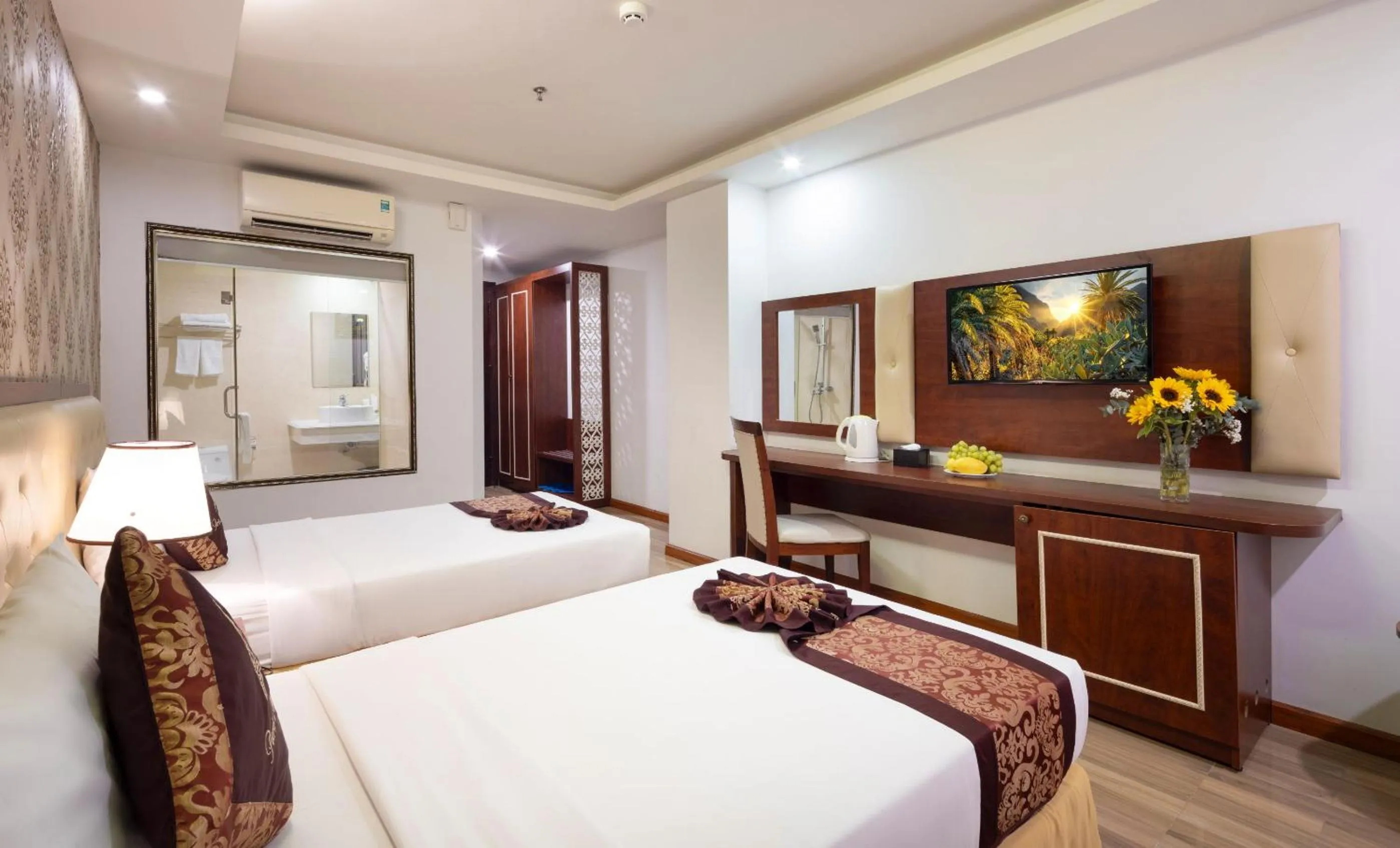 Bathroom, Bed in Paris Luxury Hotel & Apartment Nha Trang