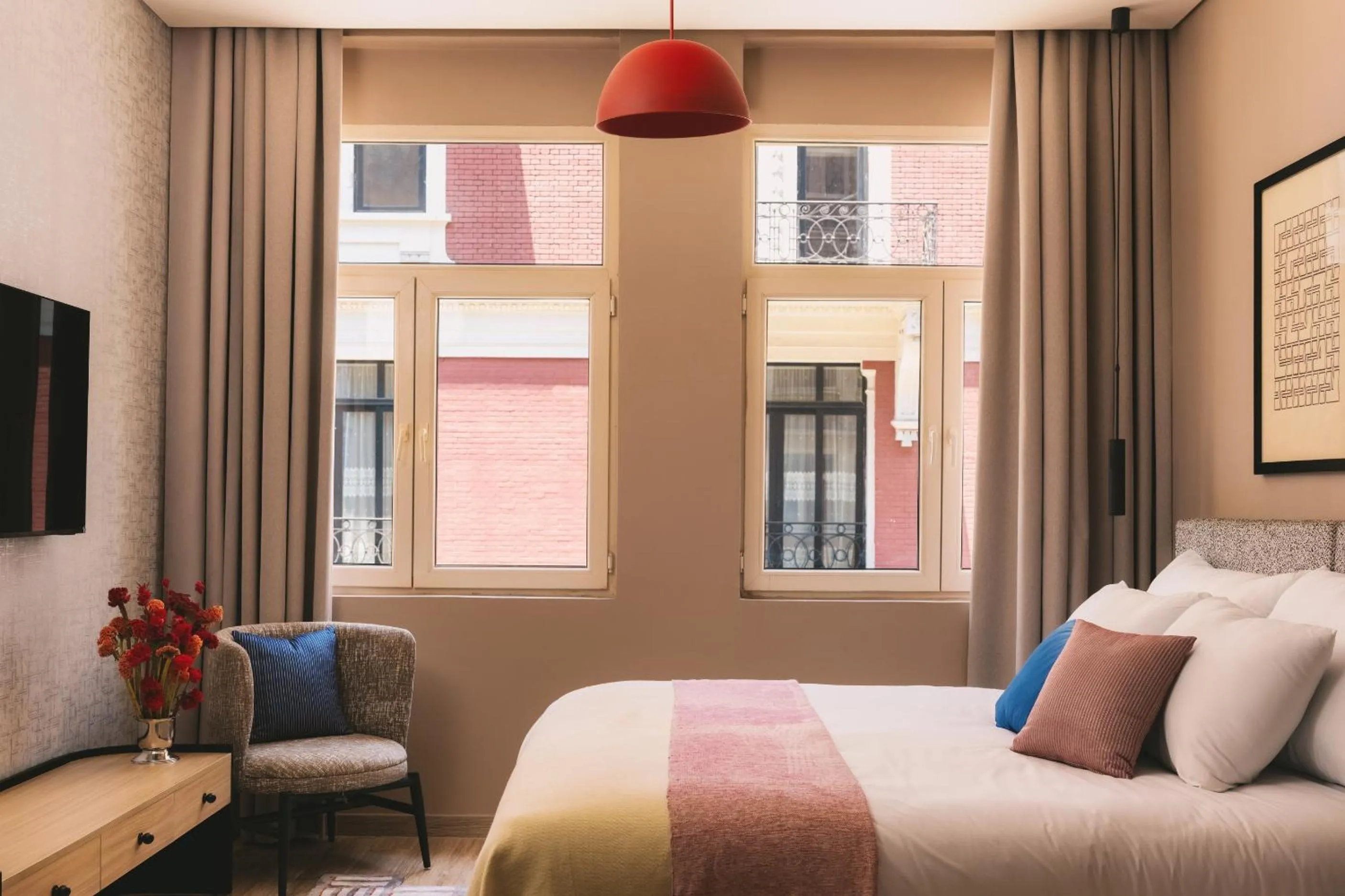 Bed in Saint J Hotel by Brassbell