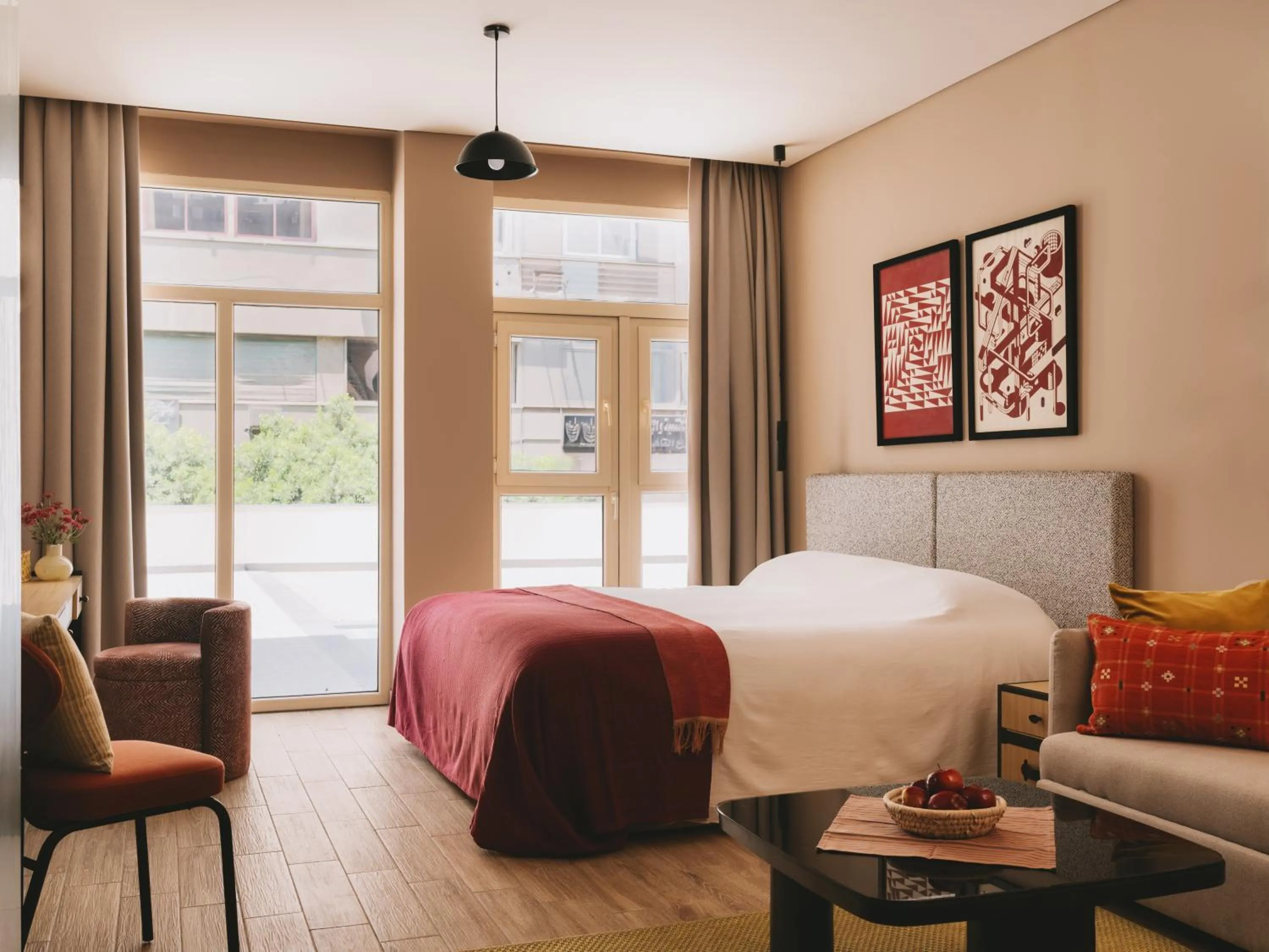 Bed in Saint J Hotel by Brassbell