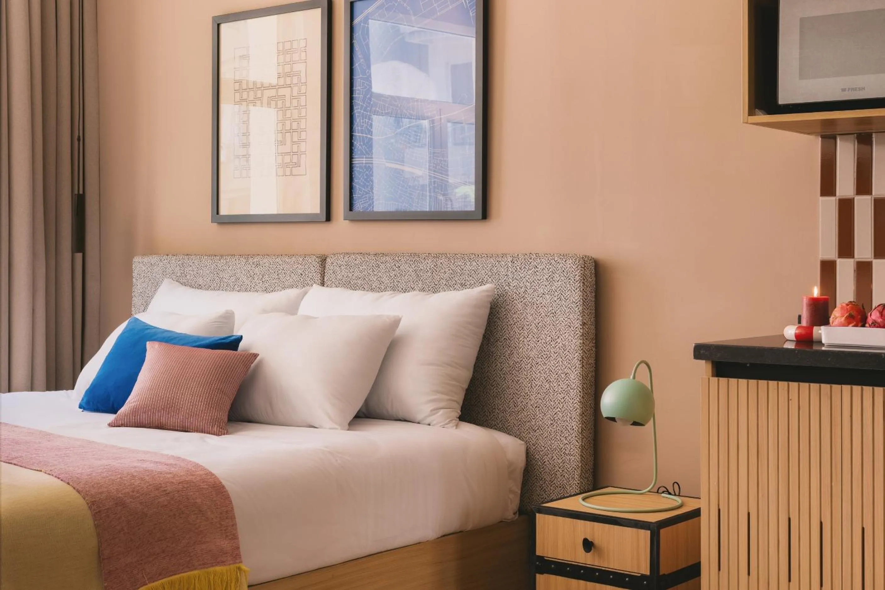 Bed in Saint J Hotel by Brassbell