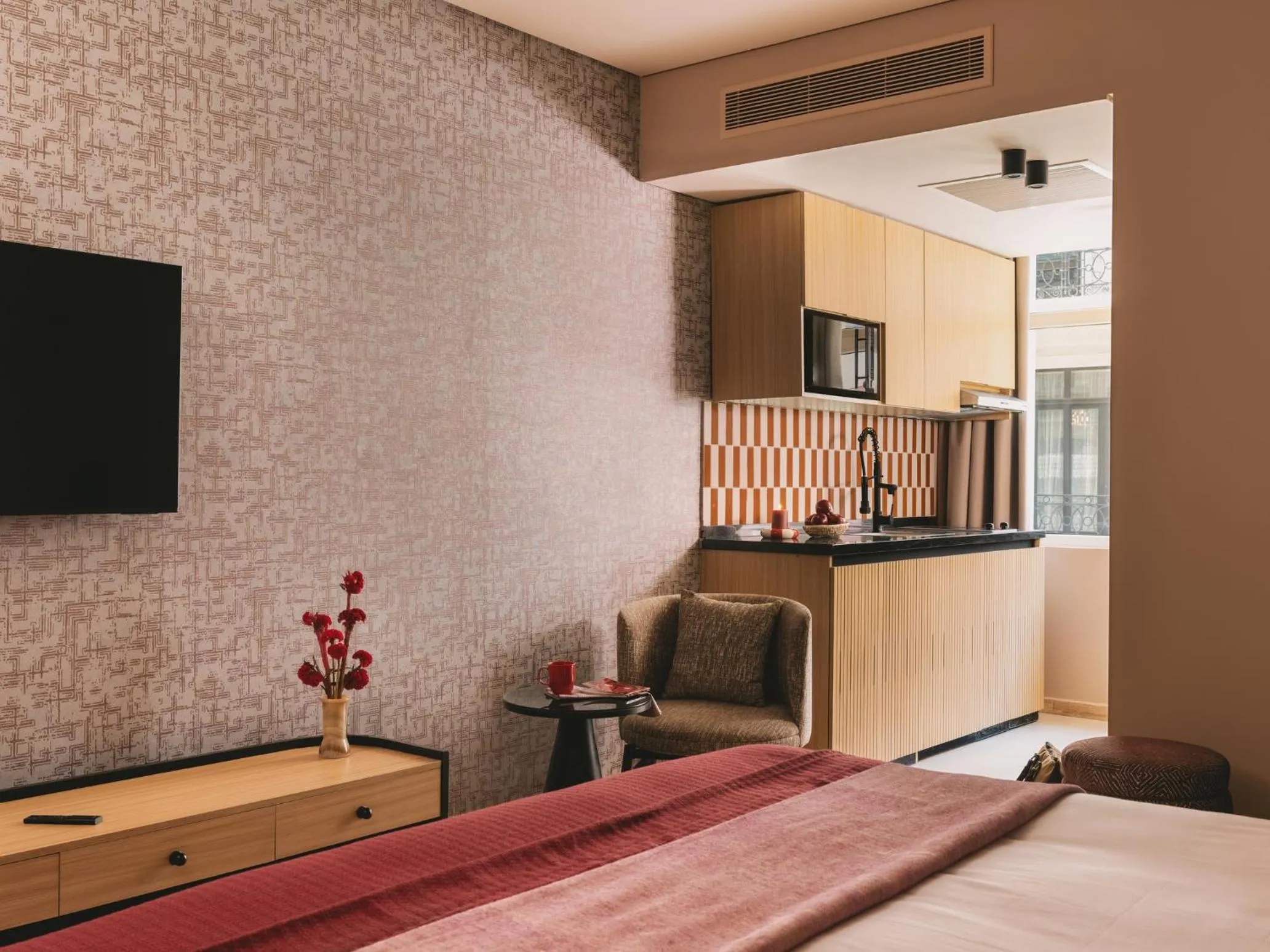 Bedroom, Bed in Saint J Hotel by Brassbell