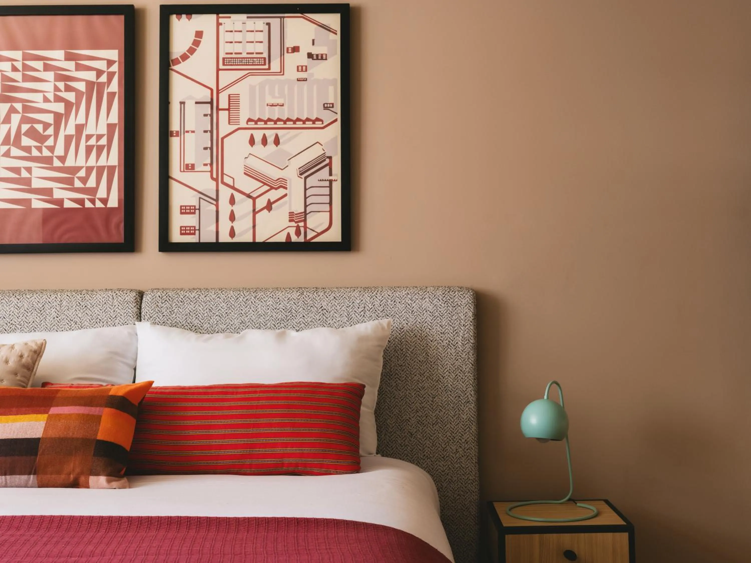 Bed in Saint J Hotel by Brassbell