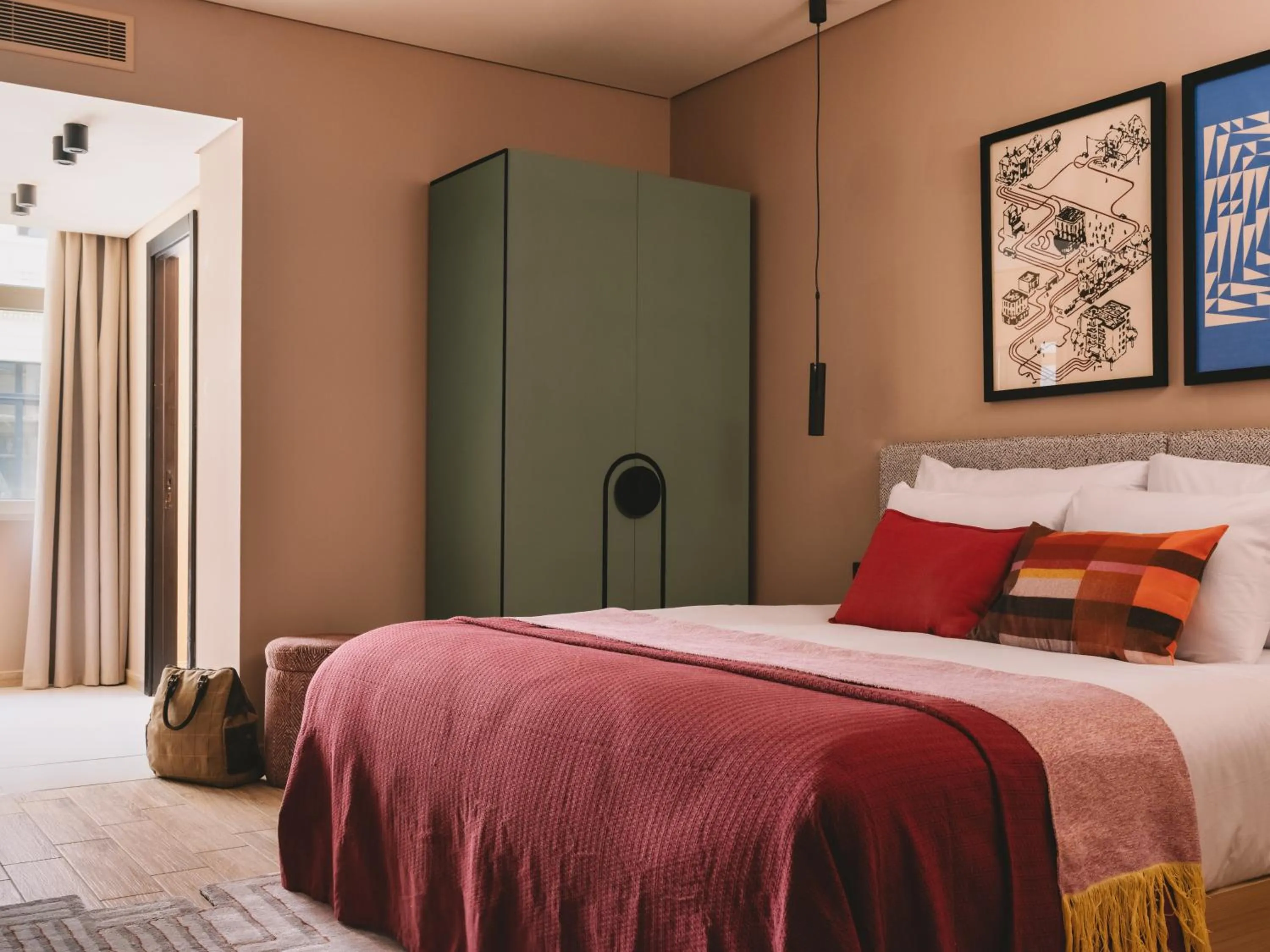 Bed in Saint J Hotel by Brassbell