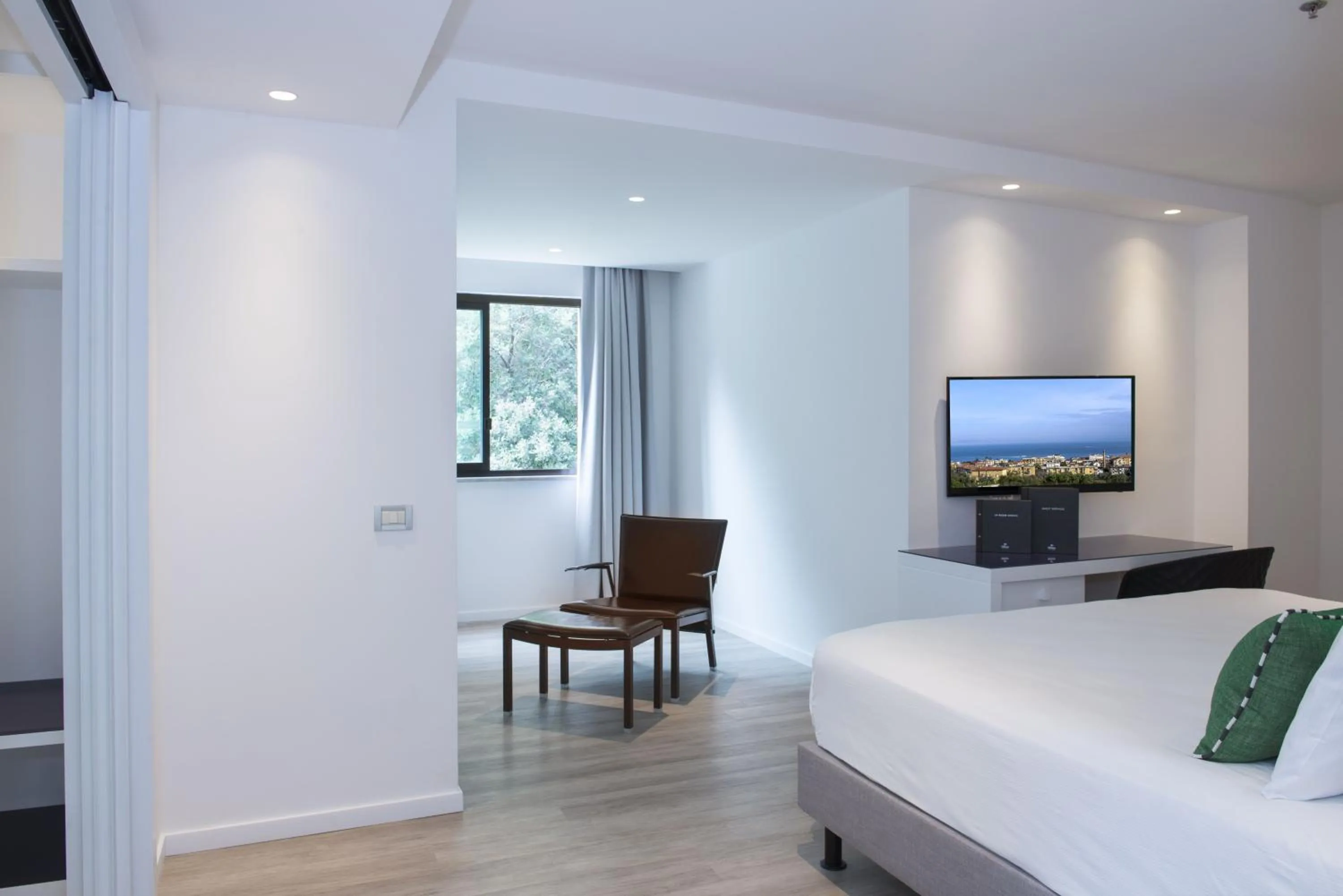 Bed in Hilton Sorrento Palace