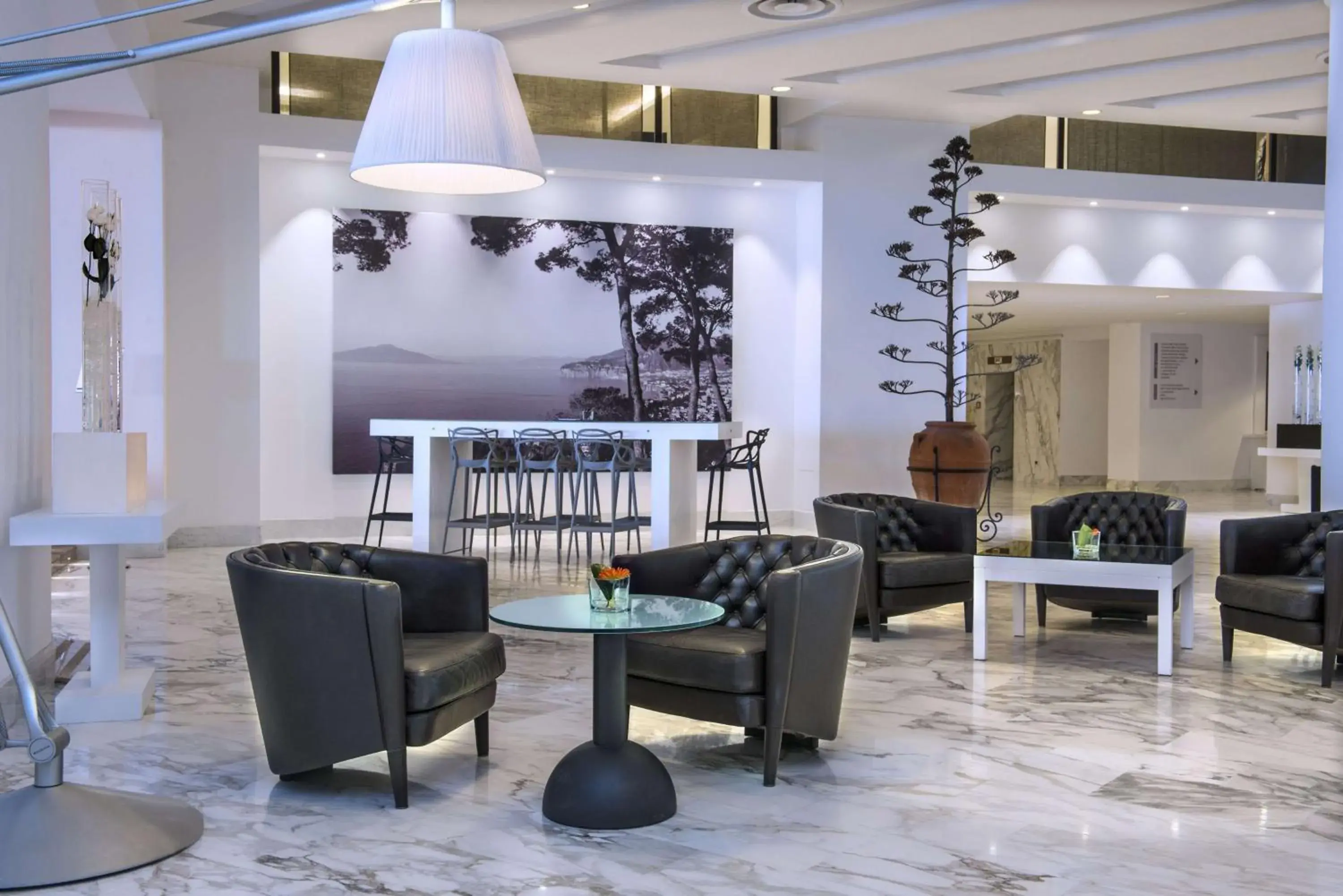Lobby or reception in Hilton Sorrento Palace Lobby or reception in Hilton Sorrento Palace