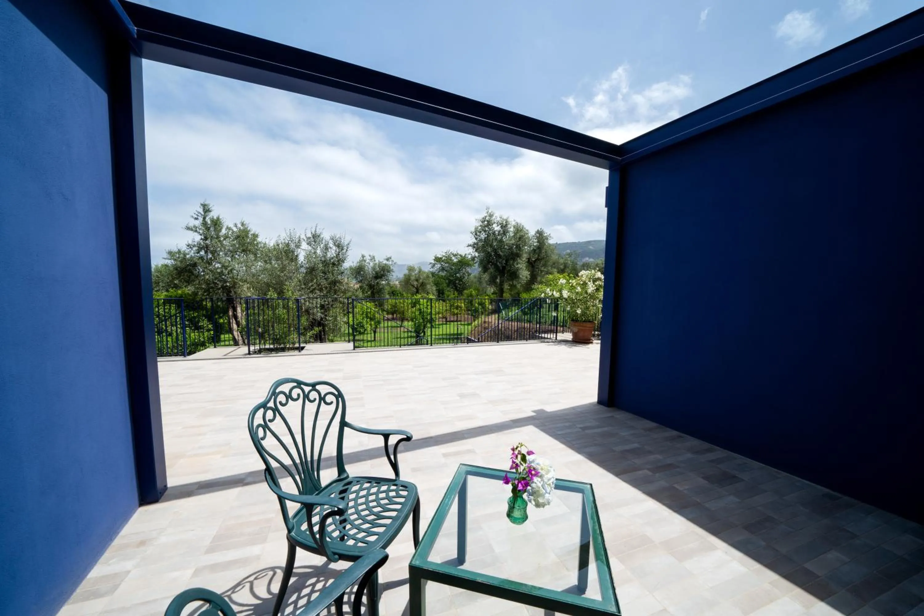 Patio in Hilton Sorrento Palace
