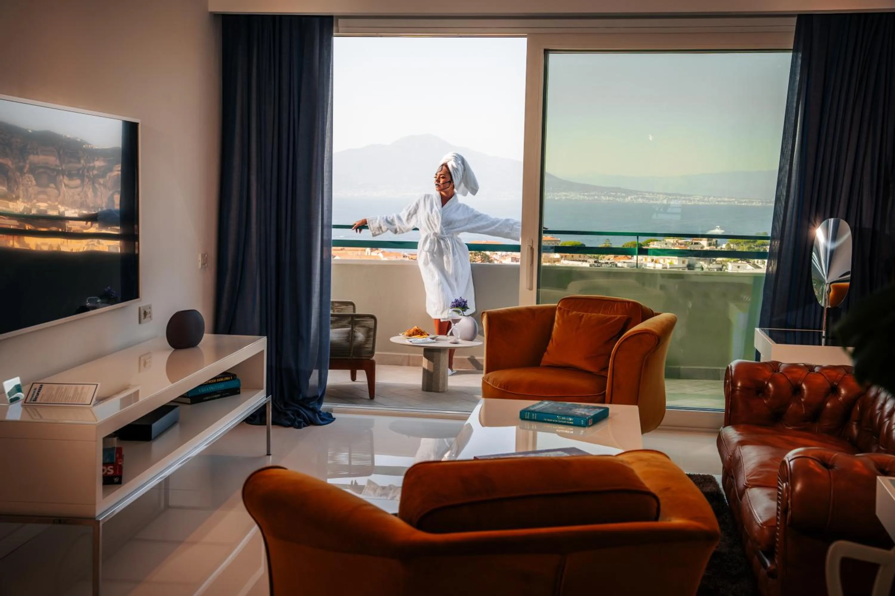 Living room in Hilton Sorrento Palace