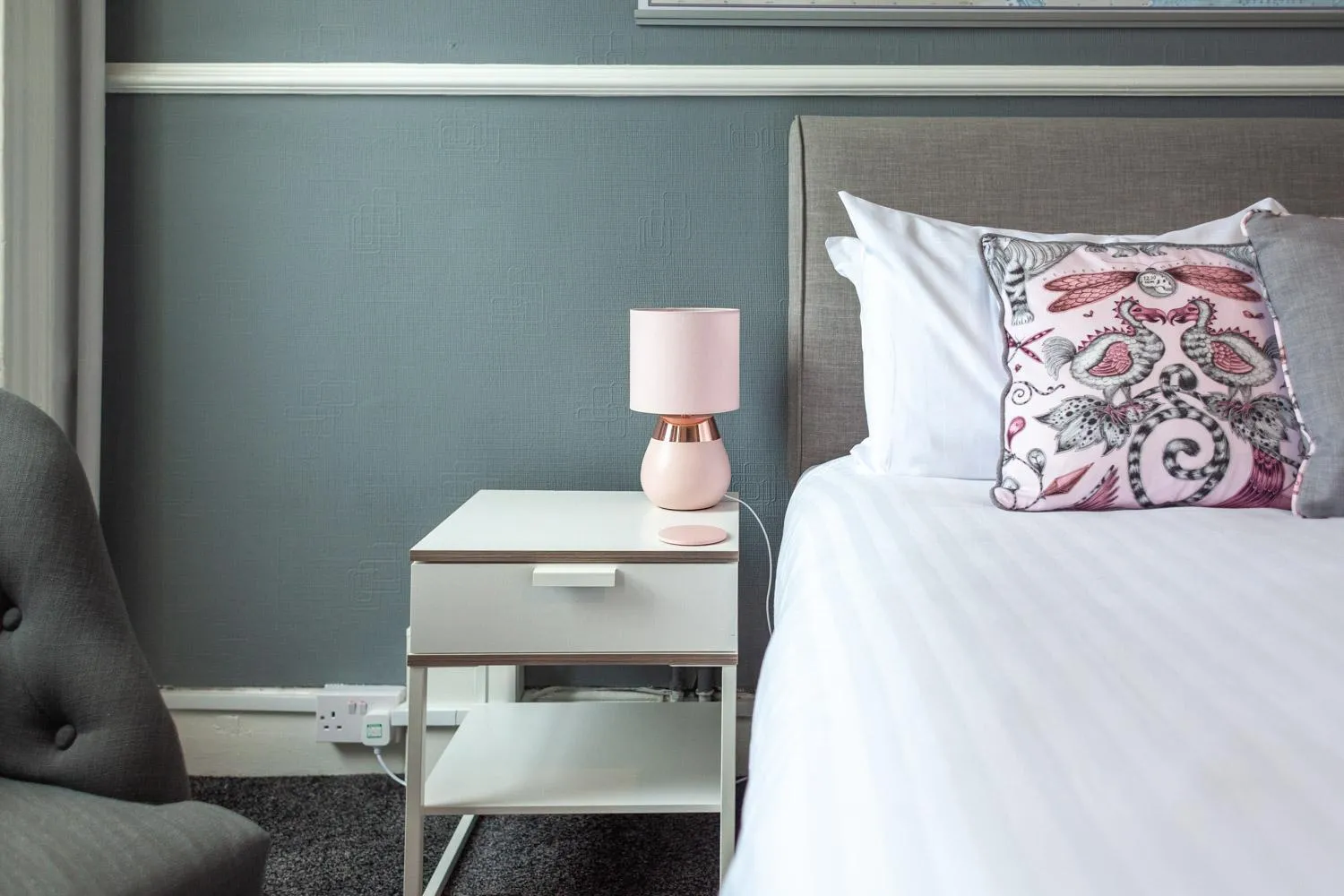 Bed in Gresham Guest House