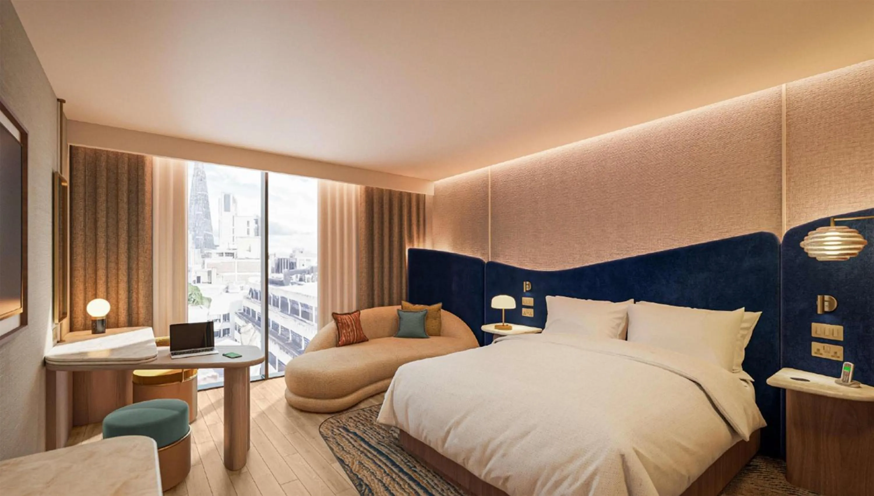 Bed in Hilton London Bankside