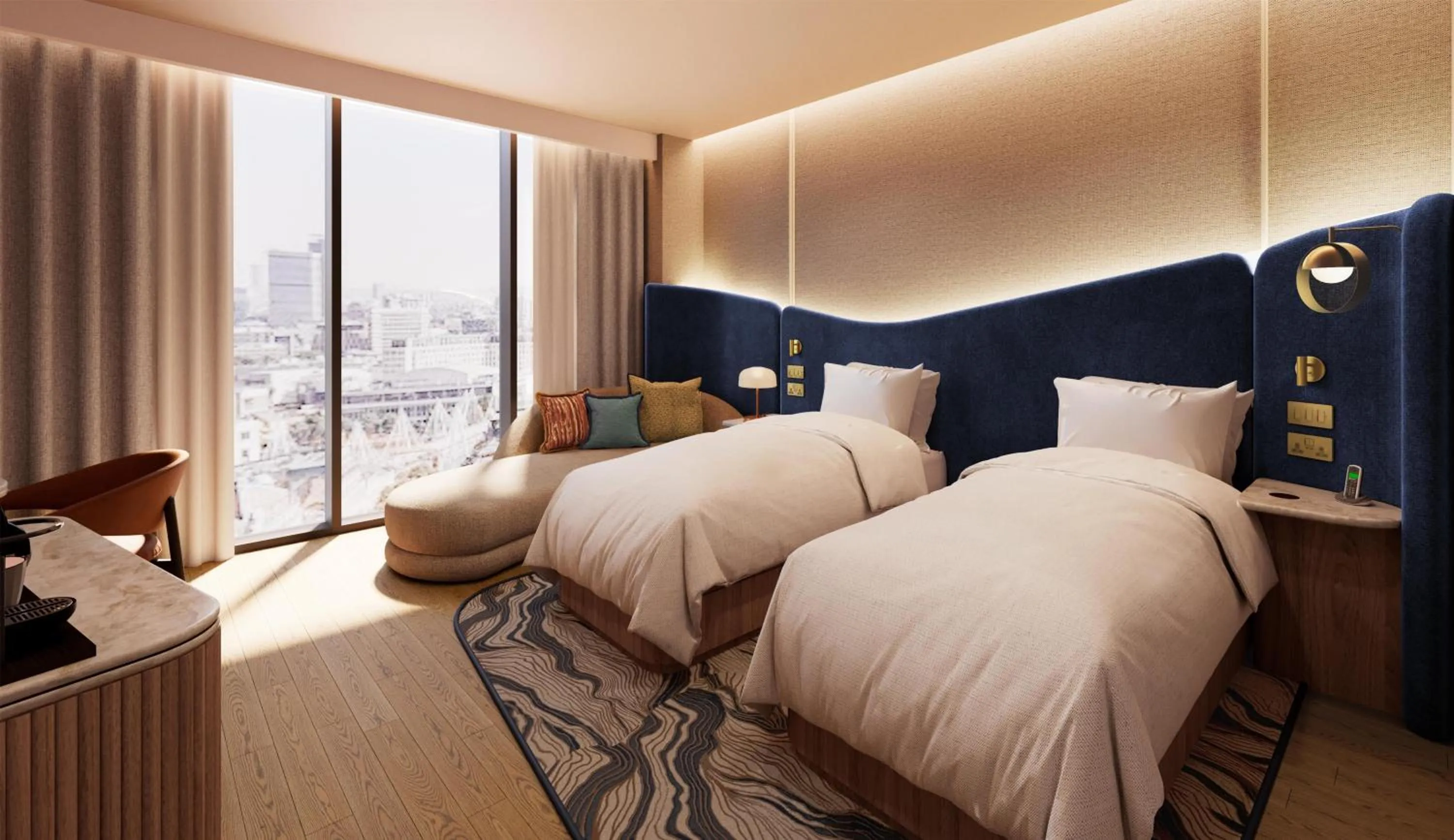 Bed in Hilton London Bankside