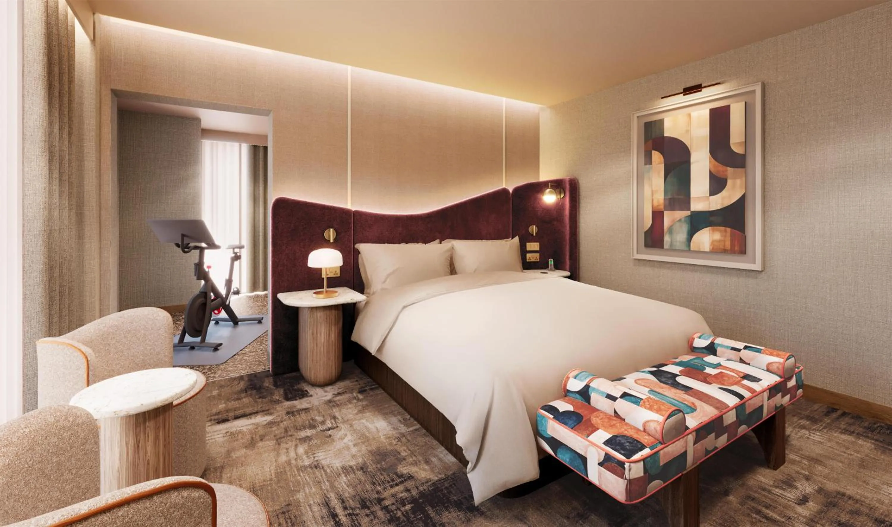 Bed in Hilton London Bankside