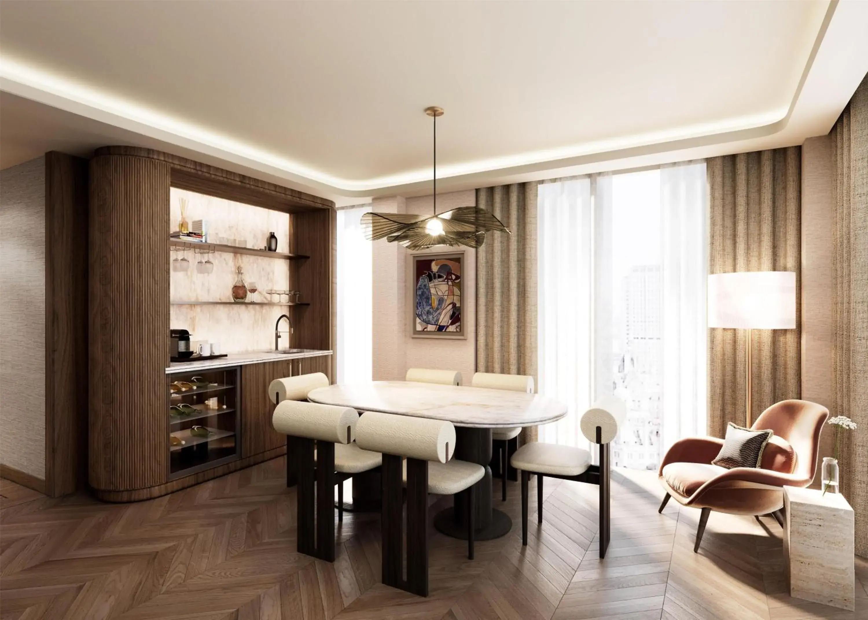 Living room in Hilton London Bankside Living room in Hilton London Bankside